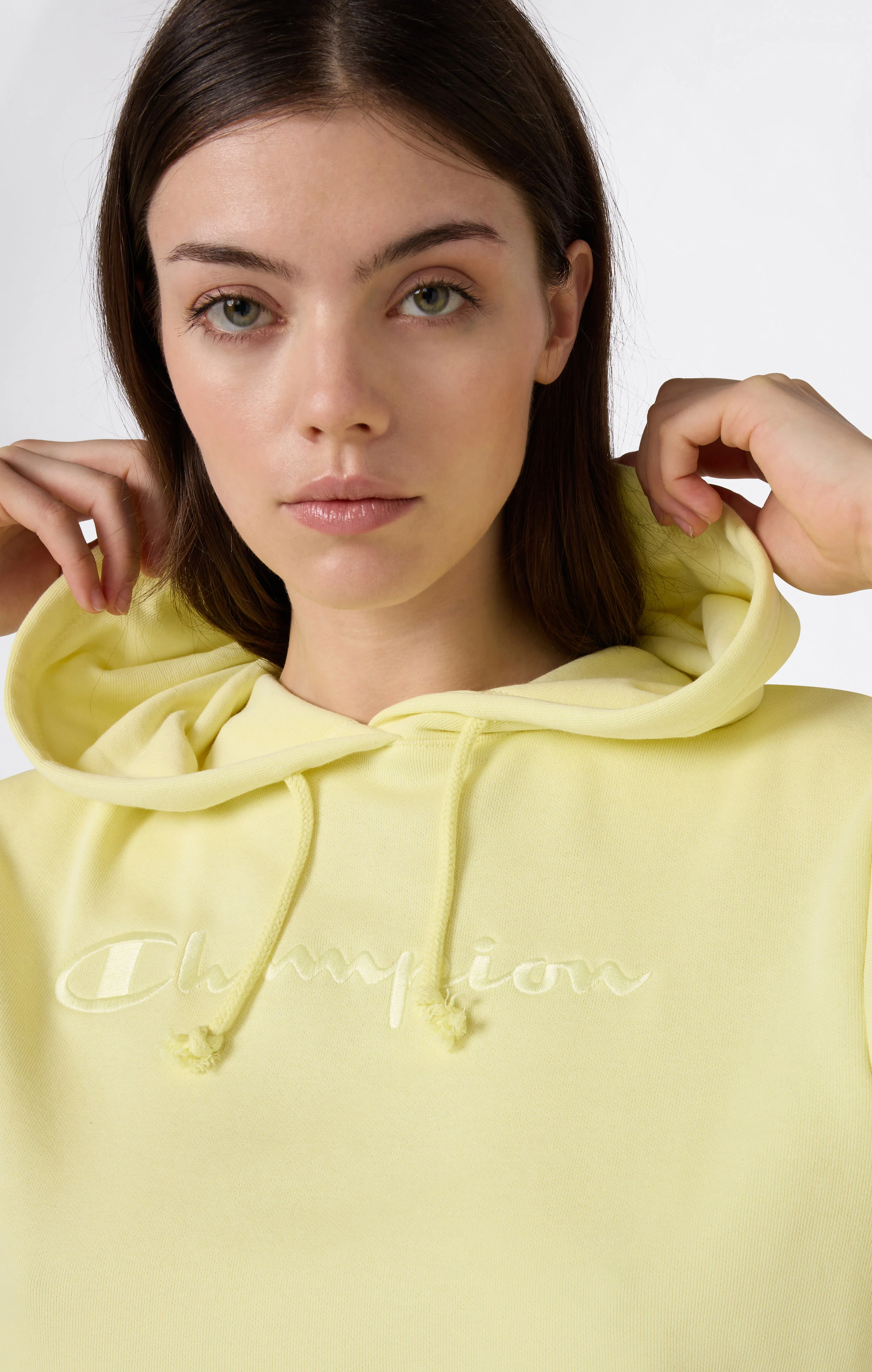 Women’s Lightweight Hooded Sweatshirt with Tonal Embroidered Maxi Logo Icons - Image 3
