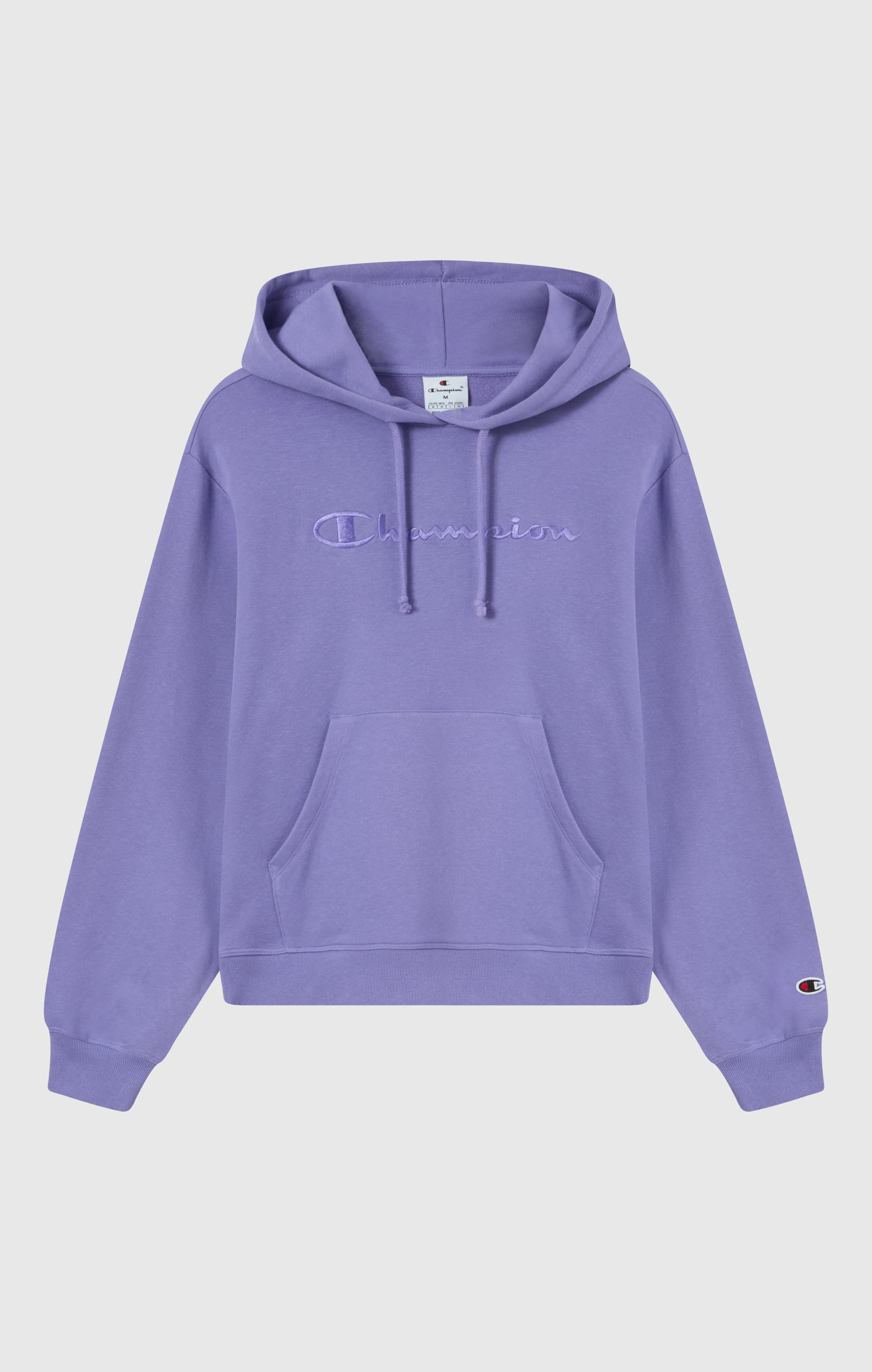 Women’s Lightweight Hooded Sweatshirt with Tonal Embroidered Maxi Logo Icons - Image 5
