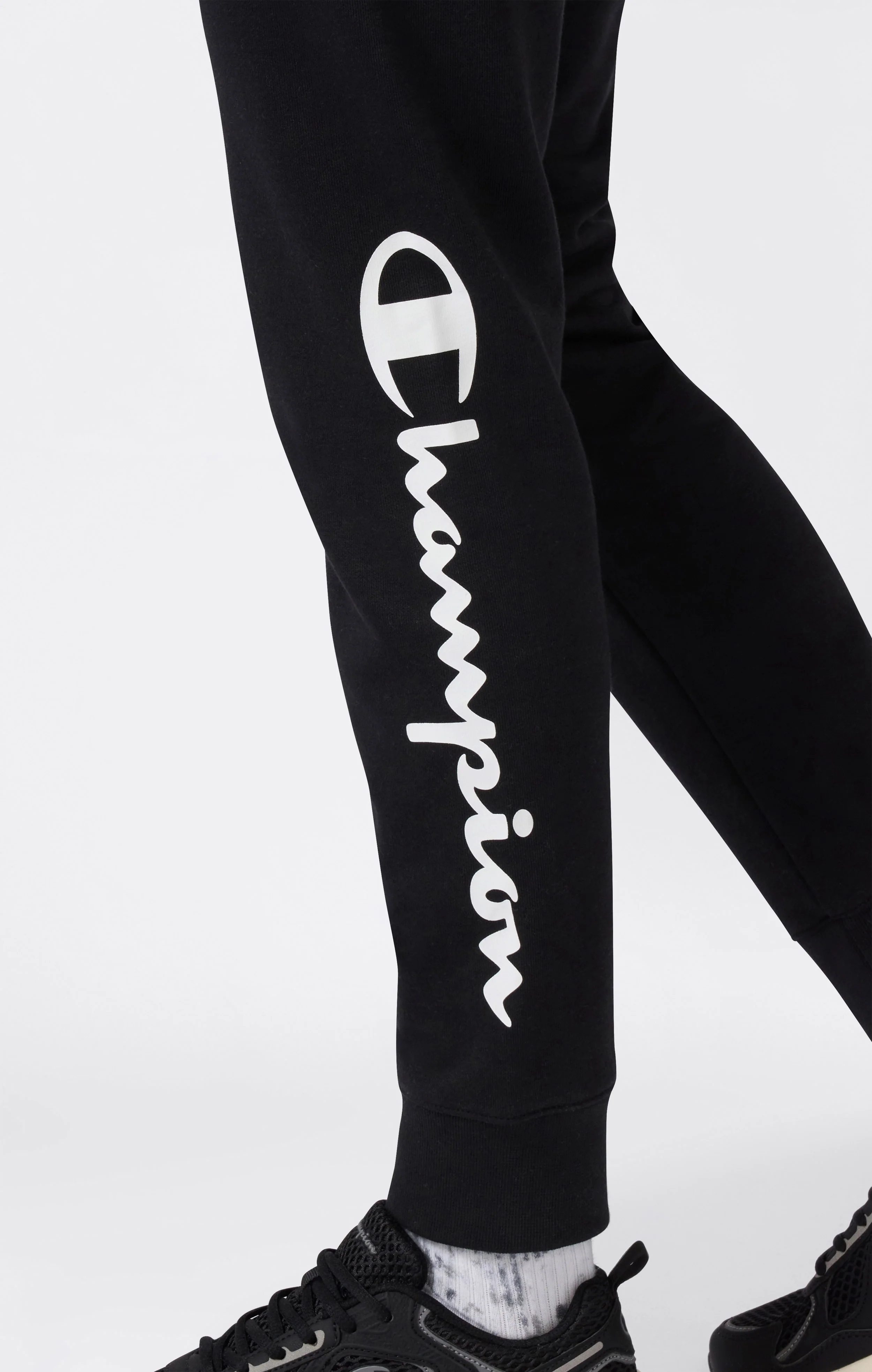 Women’s Lightweight Jogger Pants with Rib Cuffs and Maxi Printed Logo - Image 5
