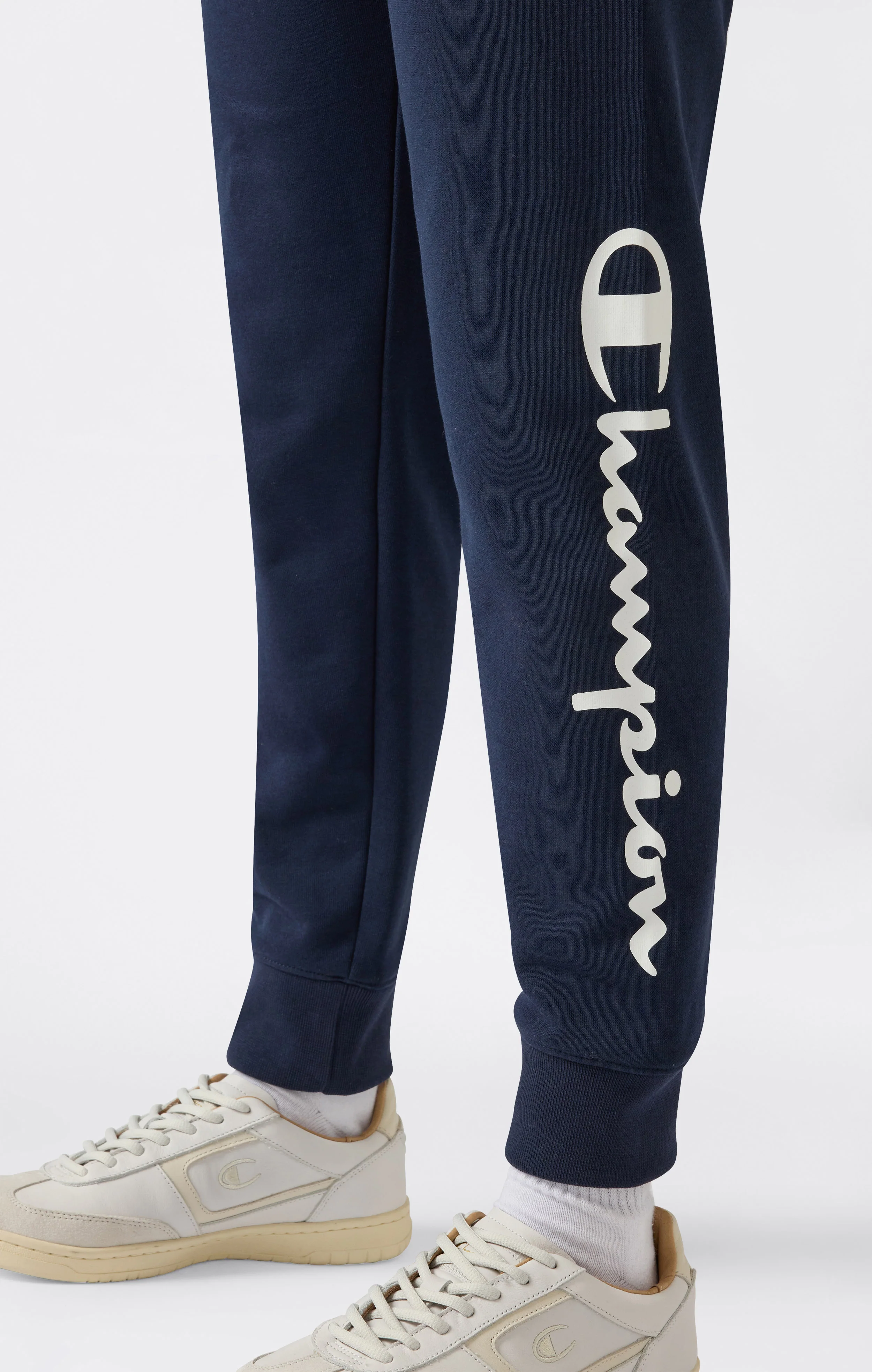 Women’s Lightweight Jogger Pants with Rib Cuffs and Maxi Printed Logo - Image 2