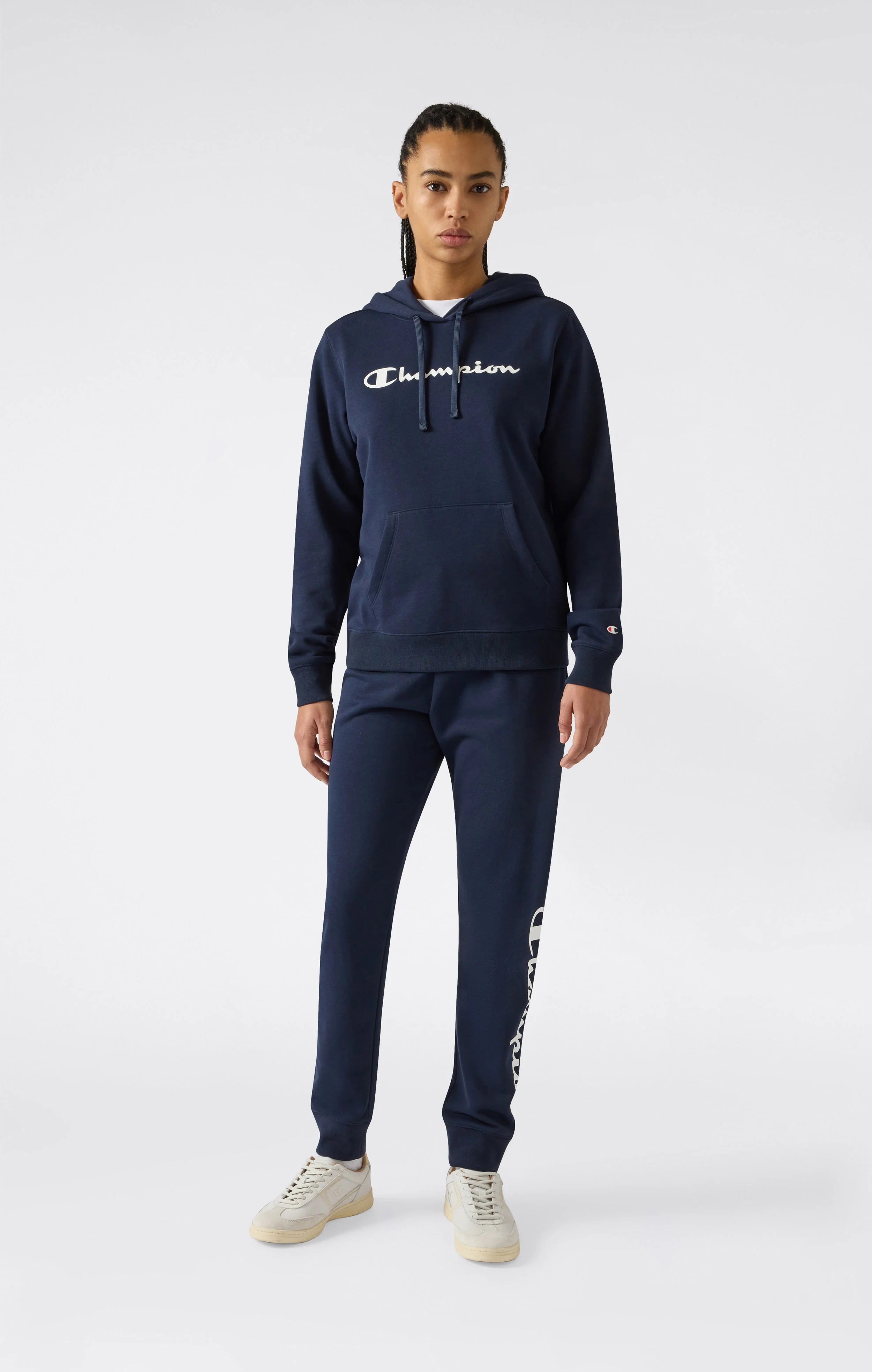 Women’s Lightweight Jogger Pants with Rib Cuffs and Maxi Printed Logo - Image 4