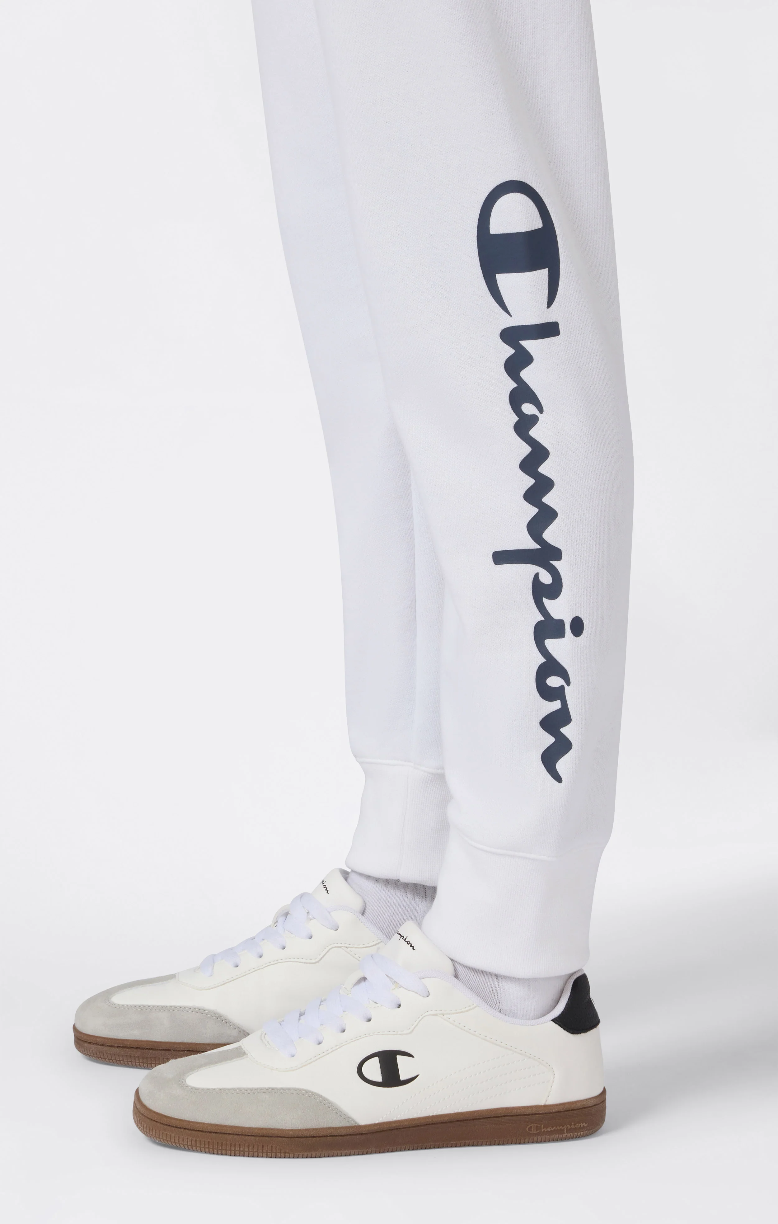 Women’s Lightweight Jogger Pants with Rib Cuffs and Maxi Printed Logo - Image 3