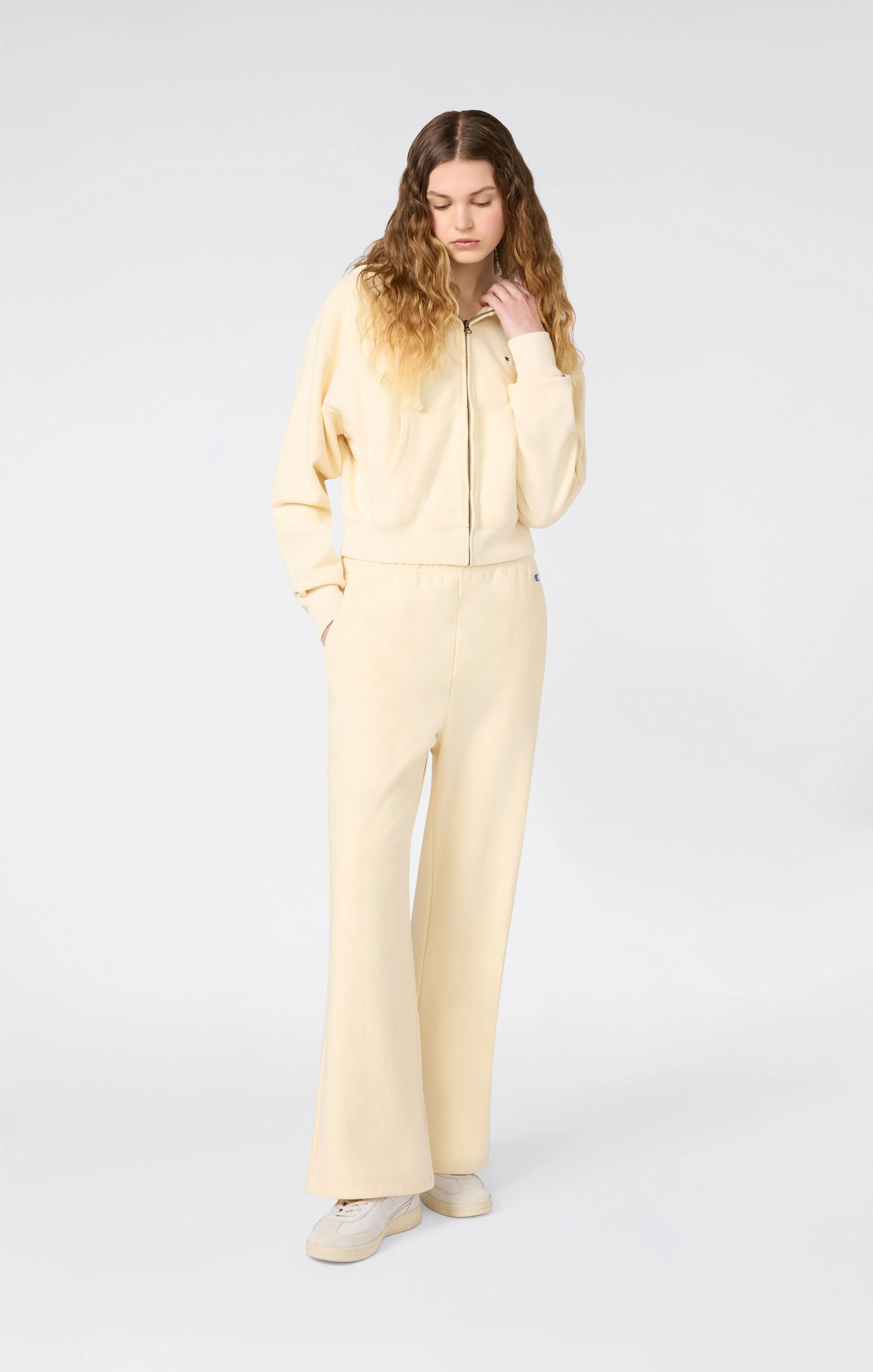 Women’s Lightweight Reverse Weave Full Zip Hoodie - Image 2