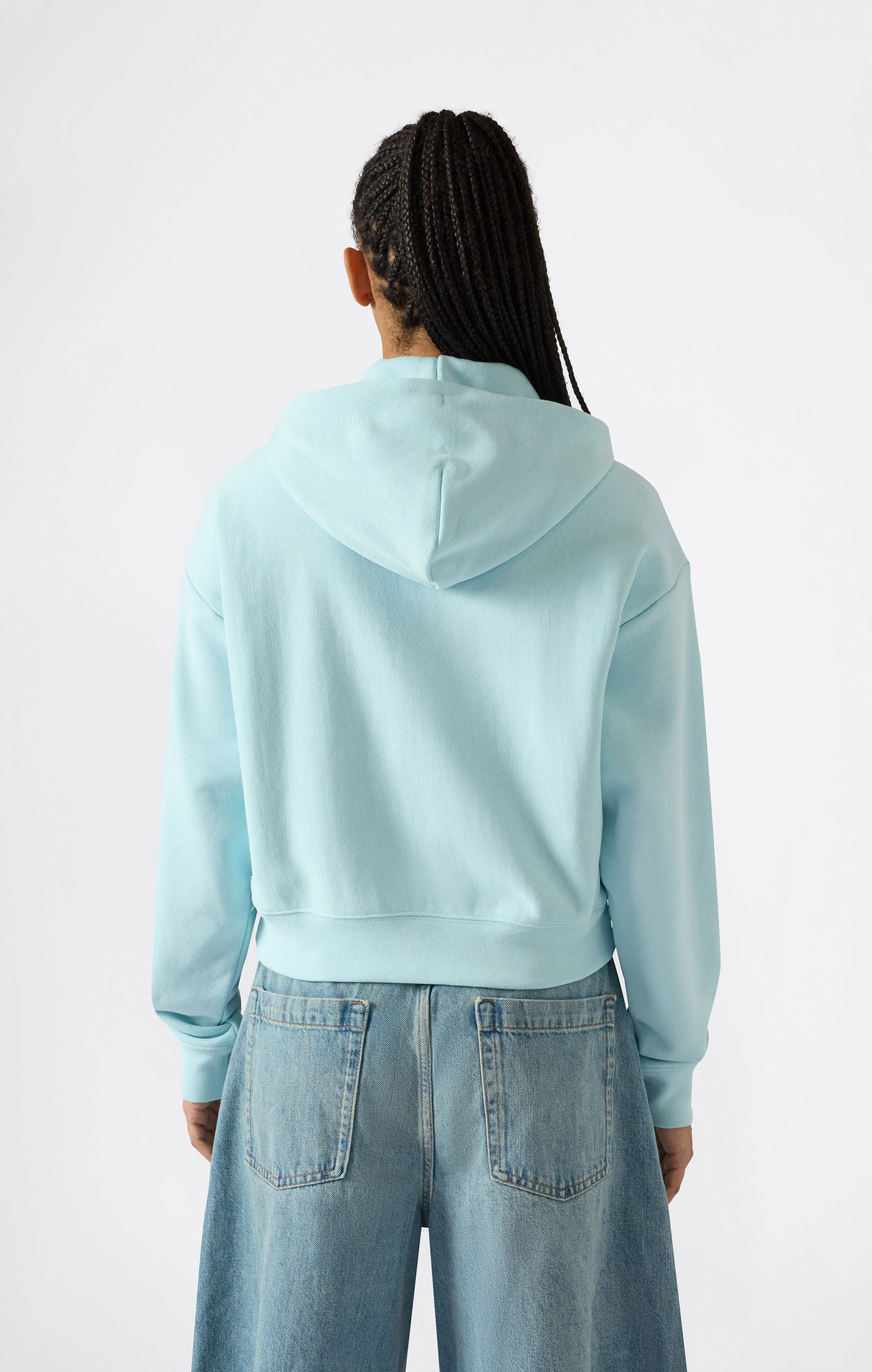 Women’s Lightweight Reverse Weave Full Zip Hoodie - Image 3