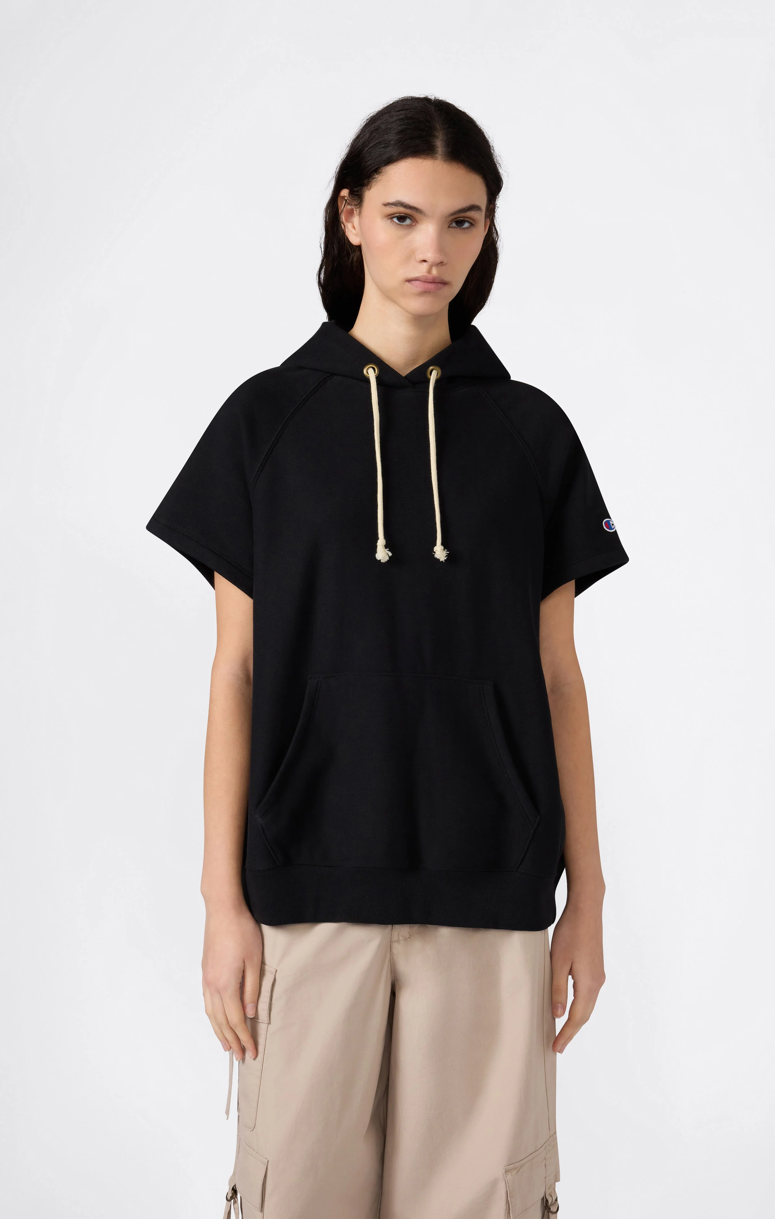 Women’s Lightweight Reverse Weave Sleeveless Hoodie