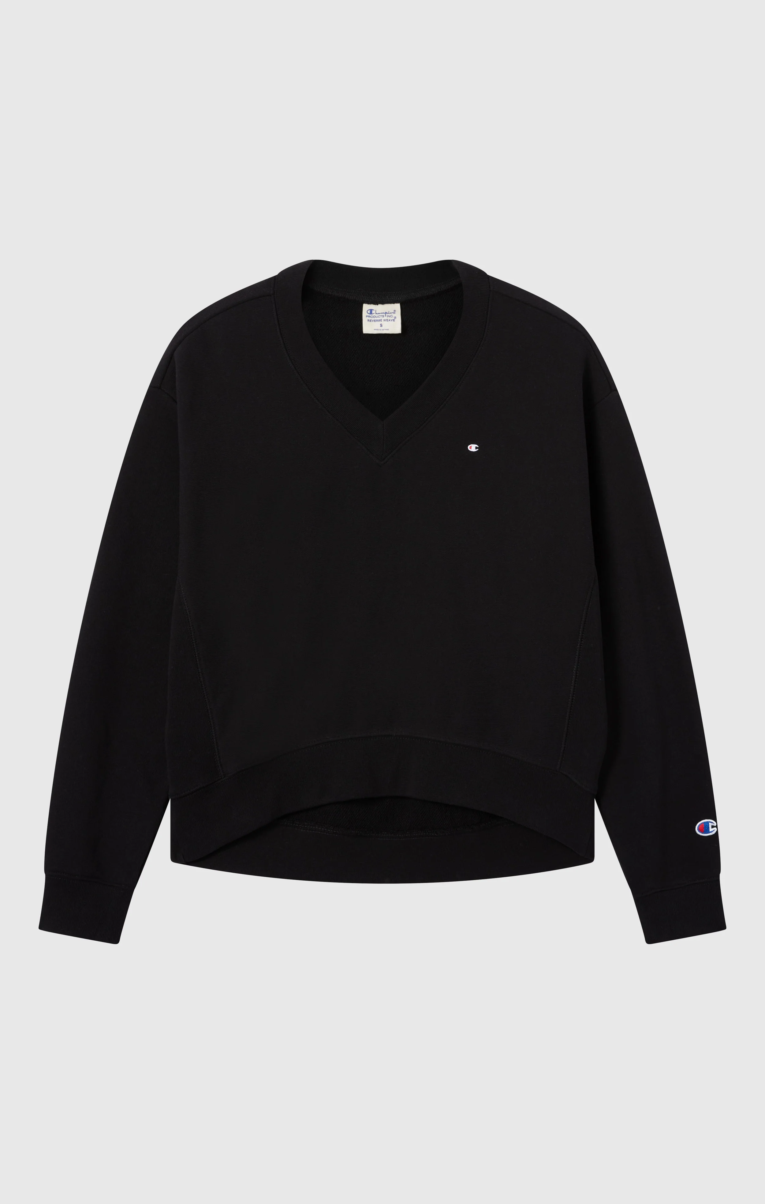 Women’s Lightweight Reverse Weave V-Neck Sweatshirt - Image 5