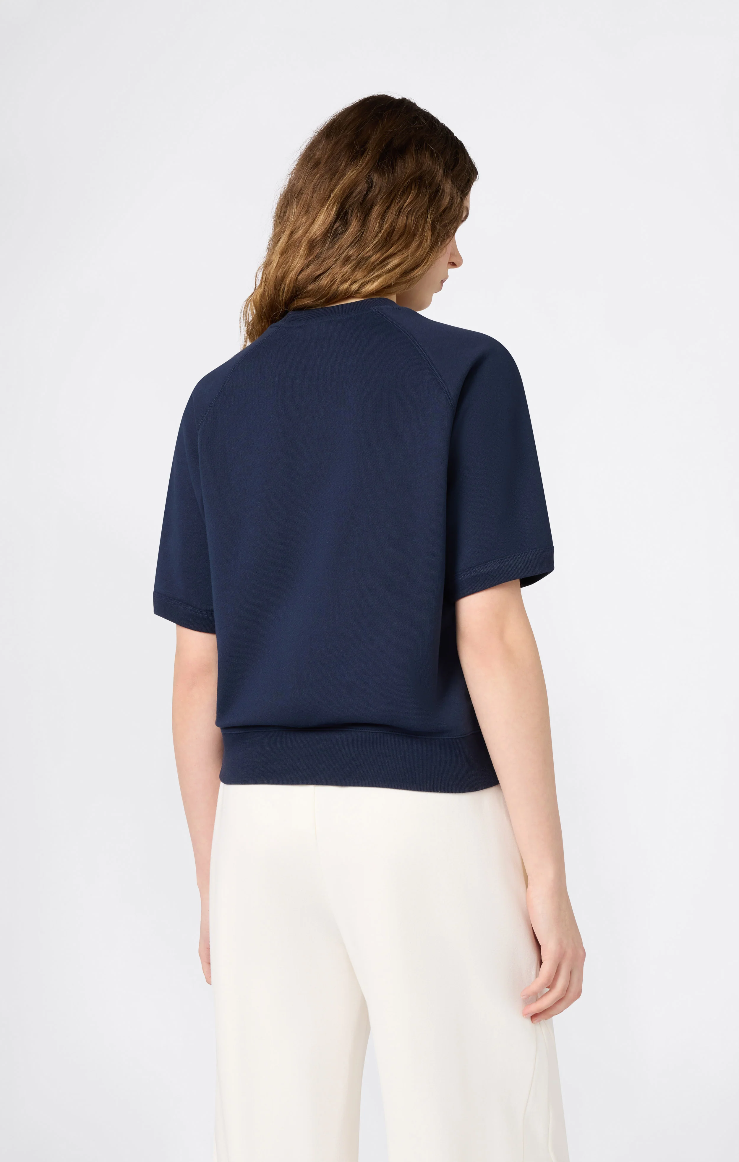 Women’s Lightweight Short Sleeve Crewneck Sweatshirt Icons - Image 4