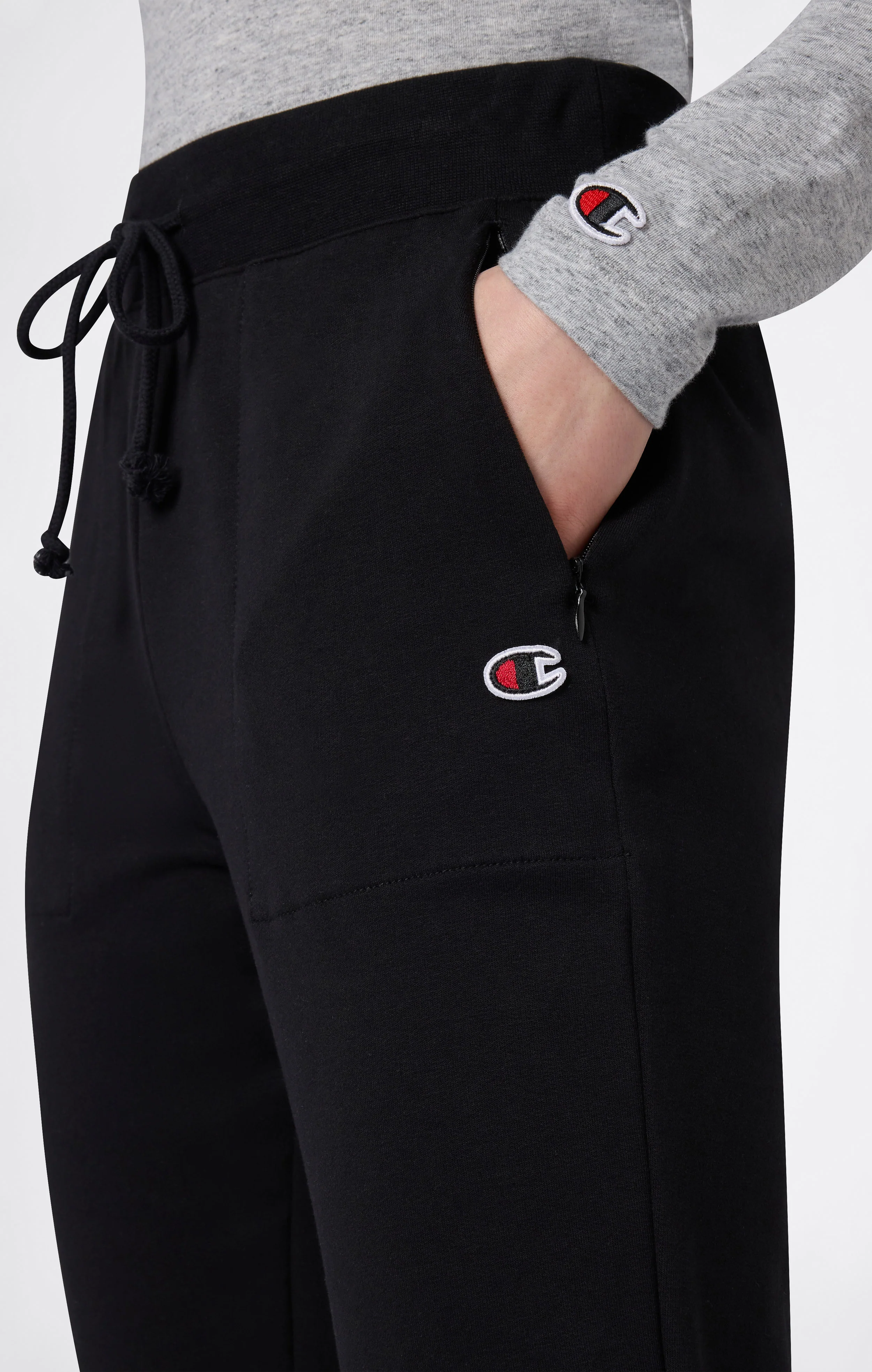 Women’s Lightweight Slim Fleece Jogger Pants Icons - Image 3