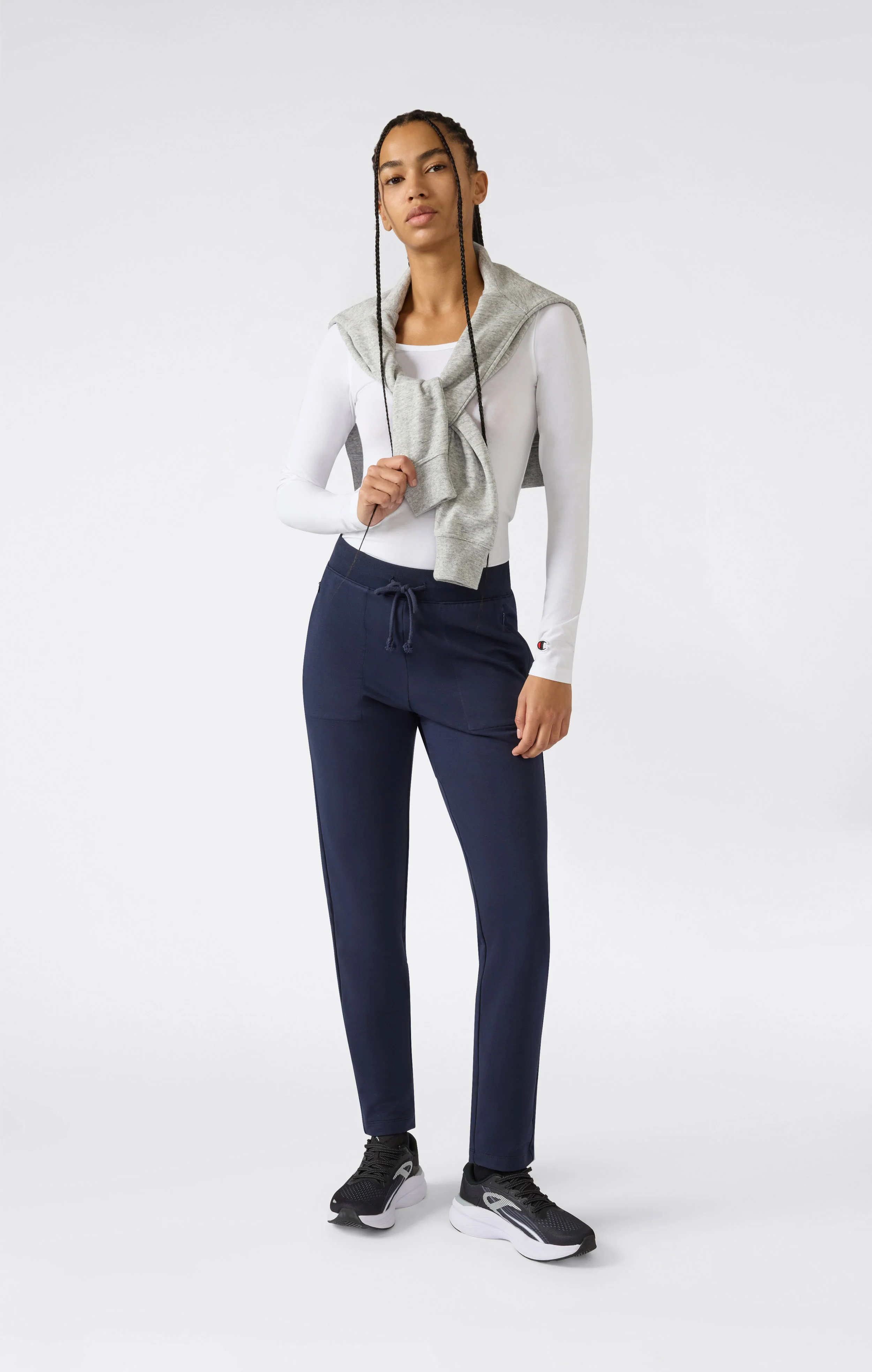 Women’s Lightweight Slim Fleece Jogger Pants Icons - Image 4