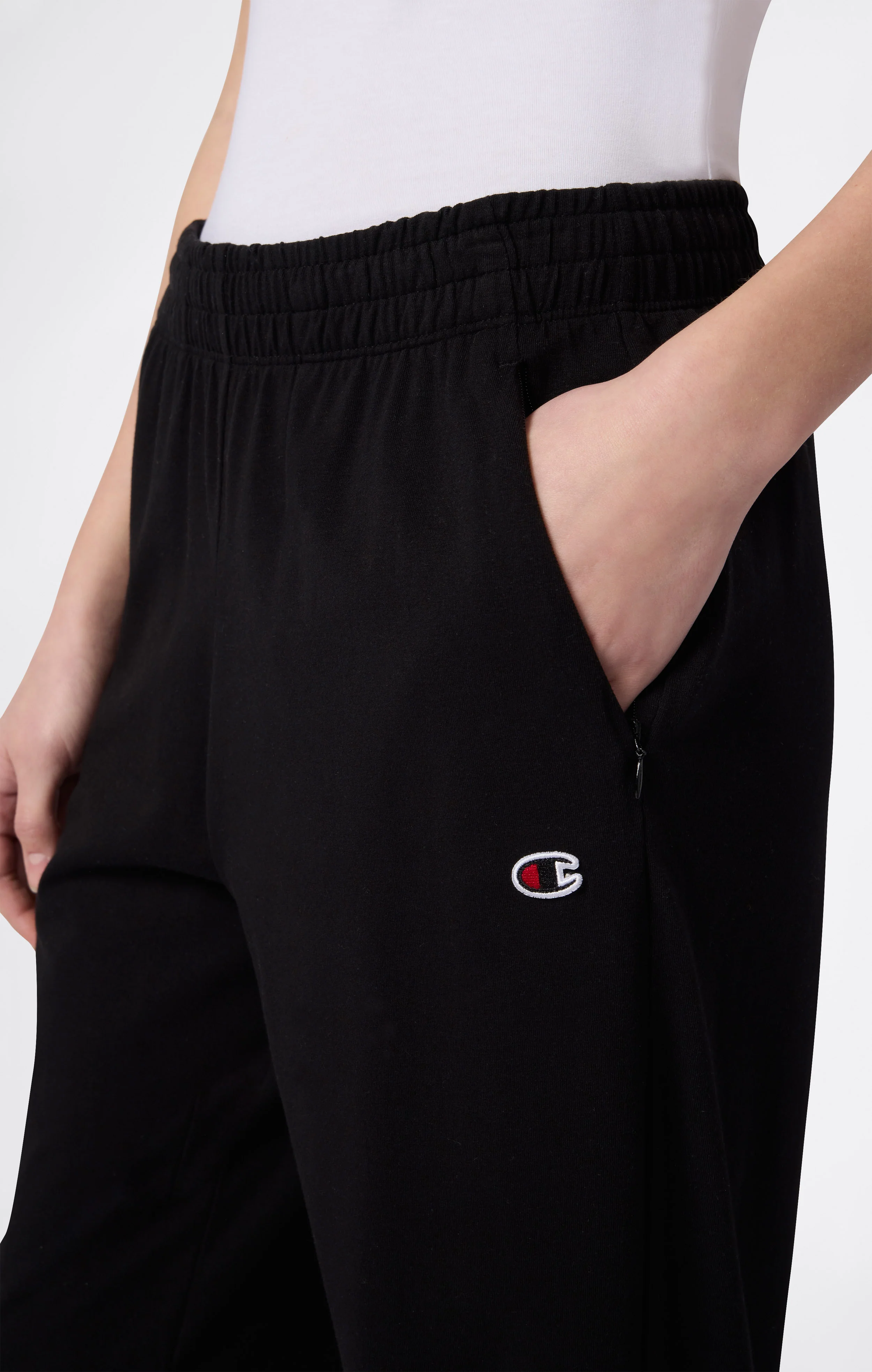 Women’s Lightweight Straight Hem Jogger Pants with Zip Pockets Icons - Image 4