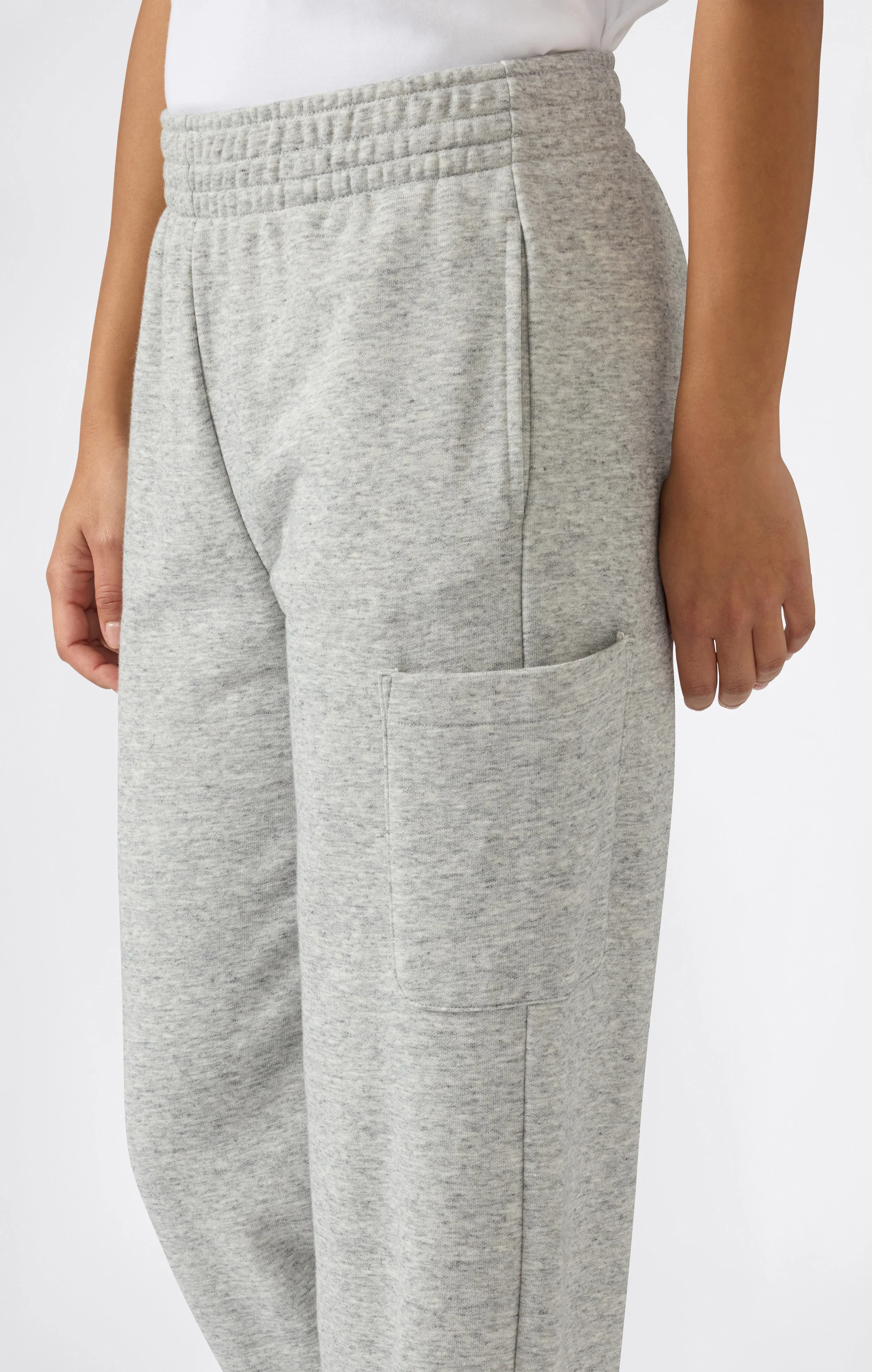 Women’s Lightweight Wide Leg Fleece Jogger Pants Icons - Image 2