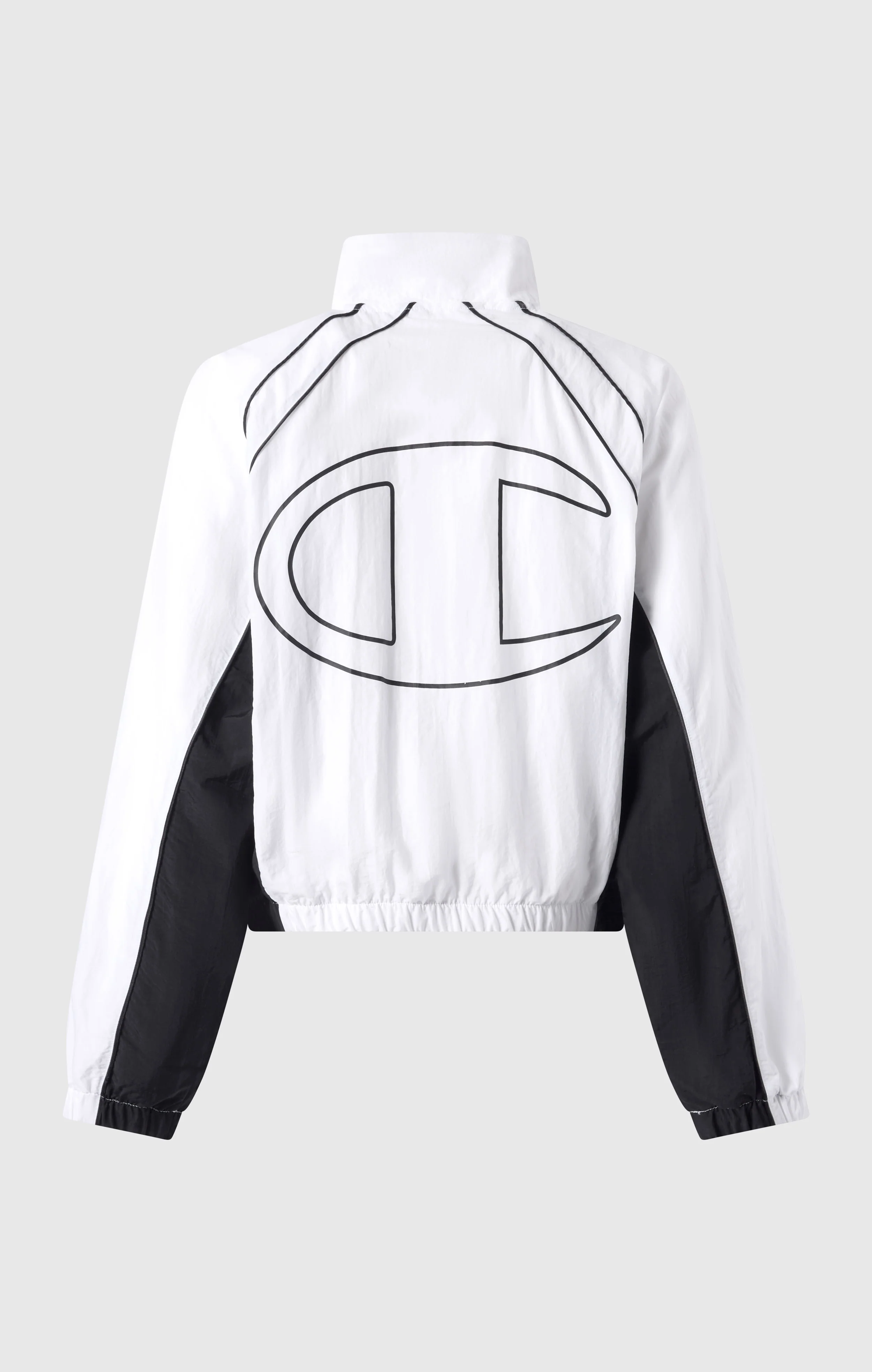 Women’s Woven Nylon Full-Zip Track Top Loose Fit - Image 6