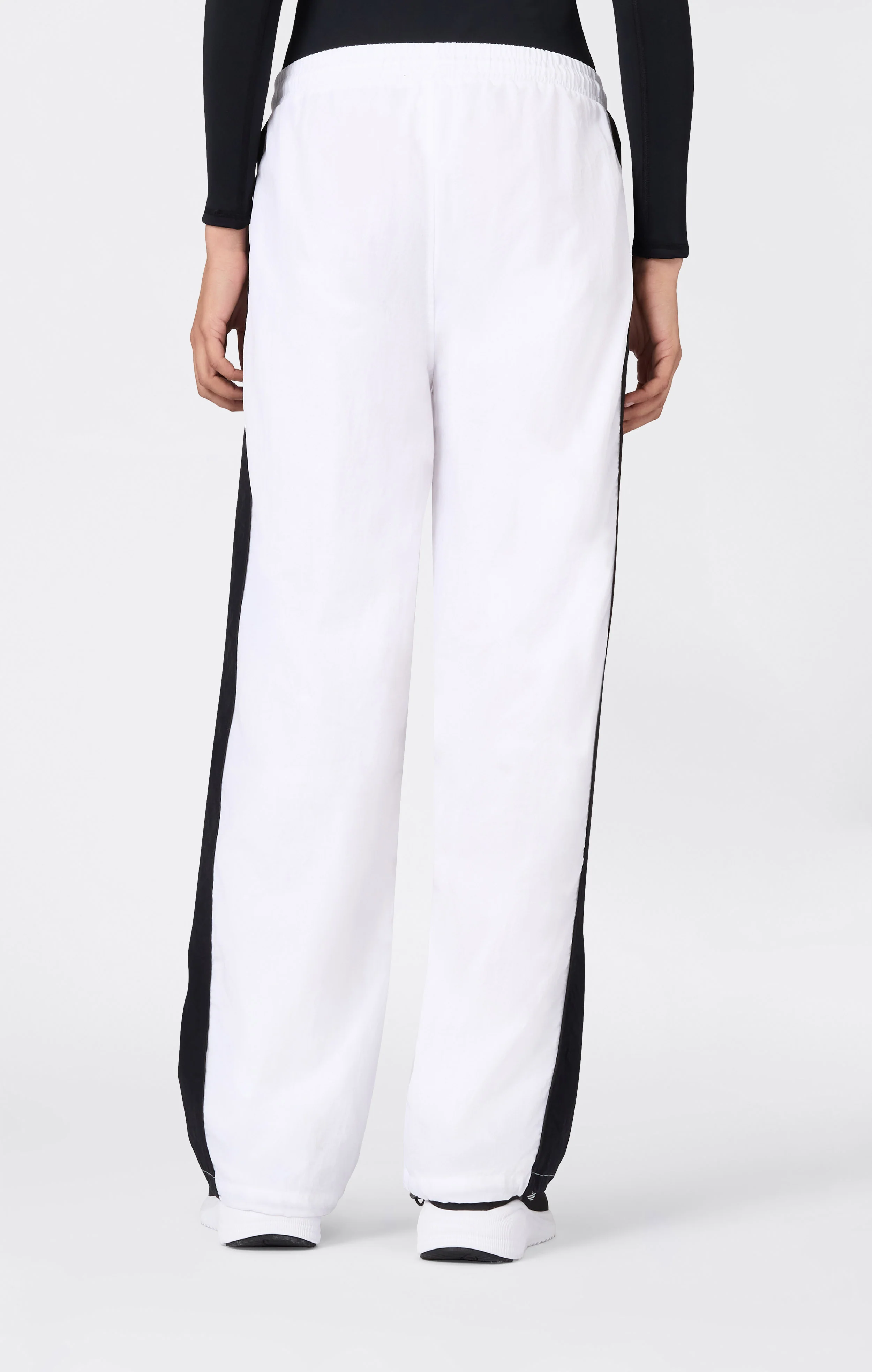 Women's Loose Fit Woven Nylon Pants - Image 3