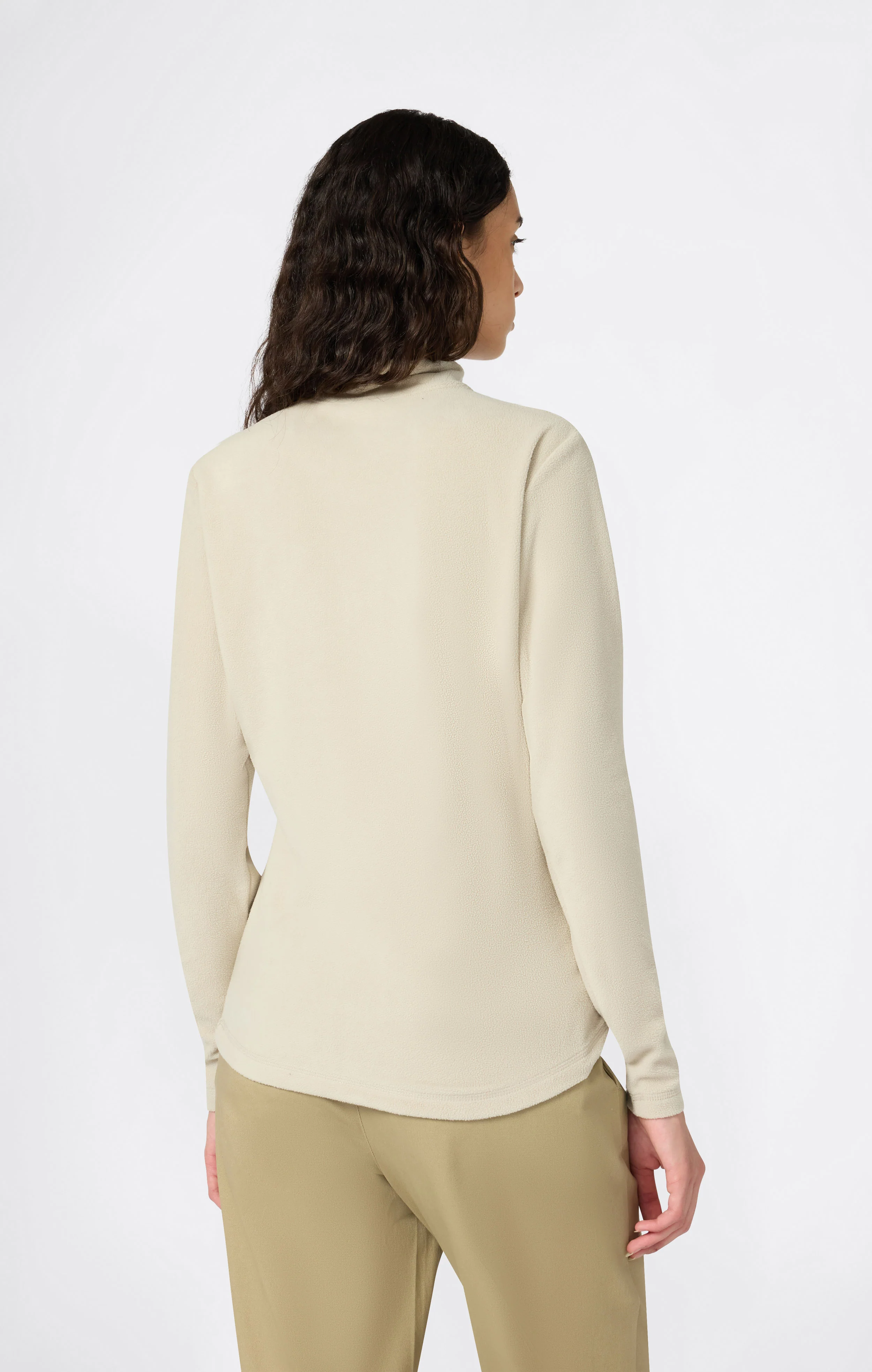 Women's Micro Polar Fleece Half Zip Top - Image 4