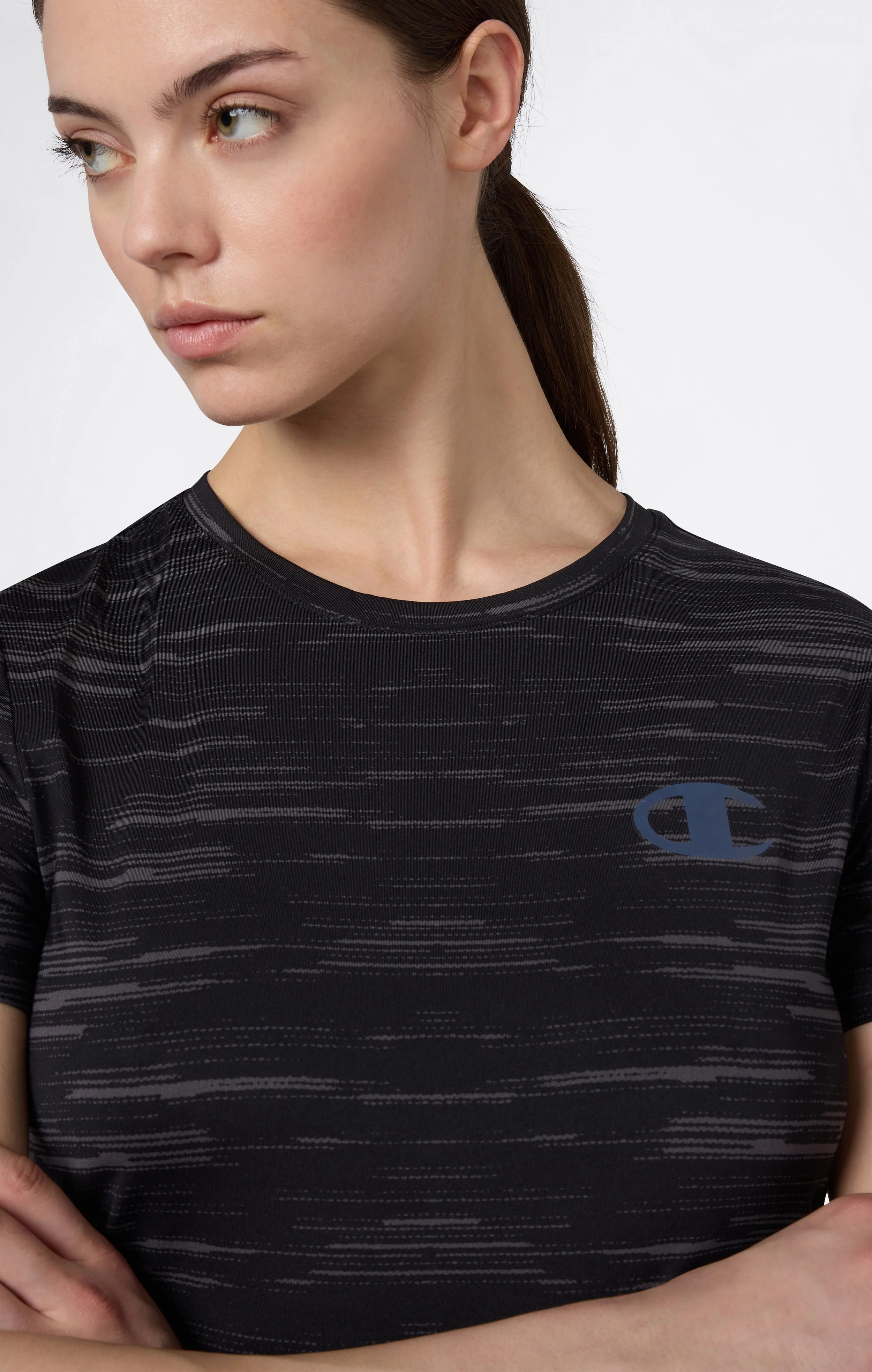 Women’s Quick-Dry Sports Crewneck T-Shirt - Image 3
