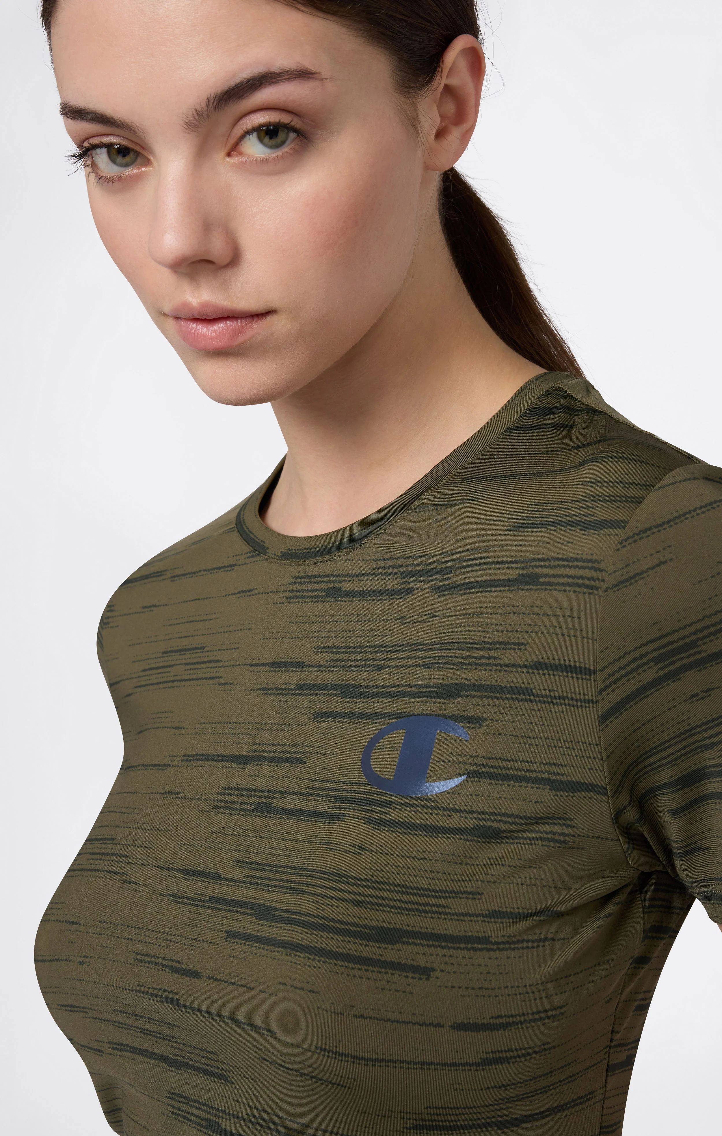Women’s Quick-Dry Sports Crewneck T-Shirt - Image 3