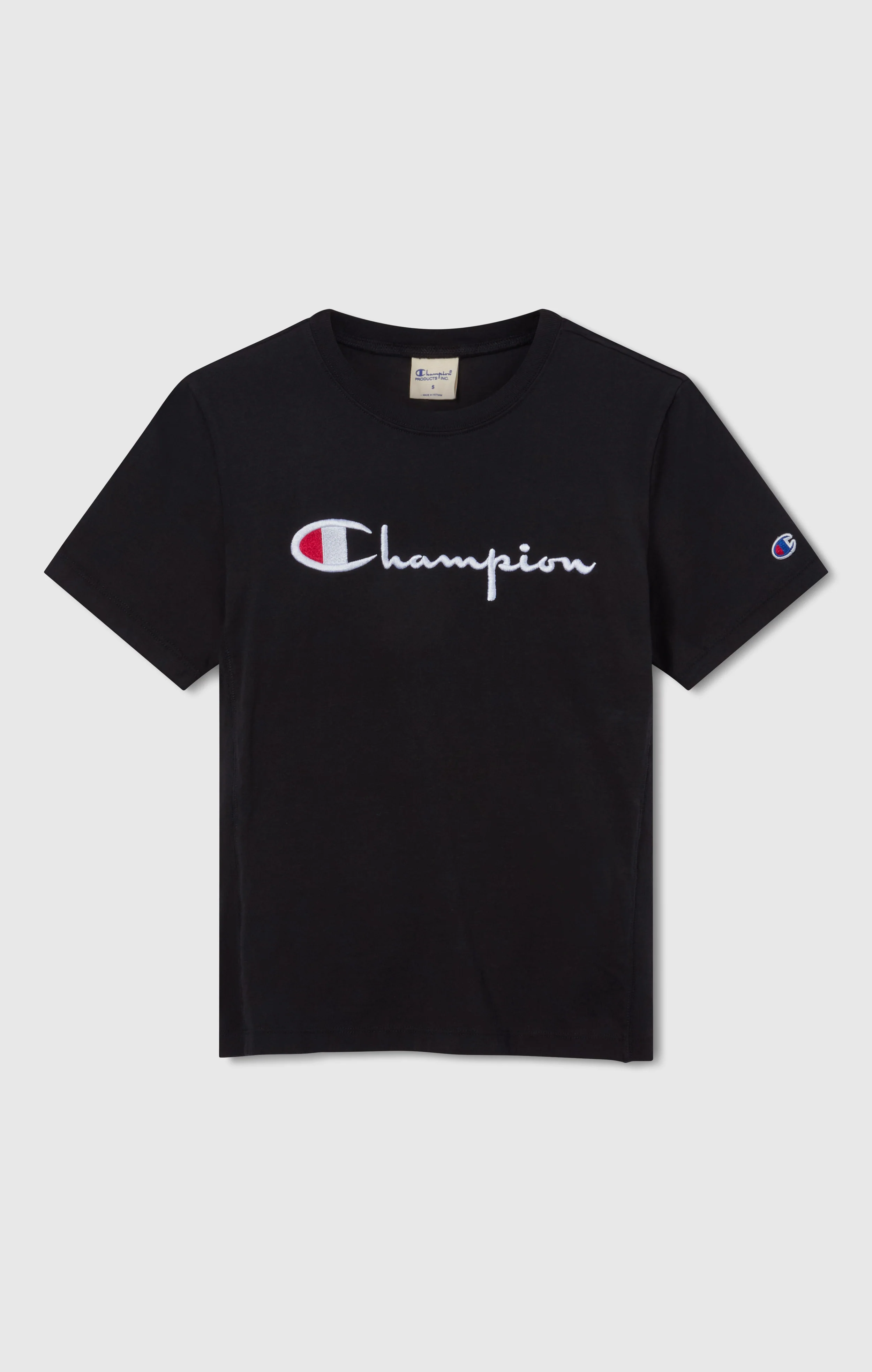 Women’s Reverse Weave Crewneck T-Shirt with Embroidered Logo - Image 5