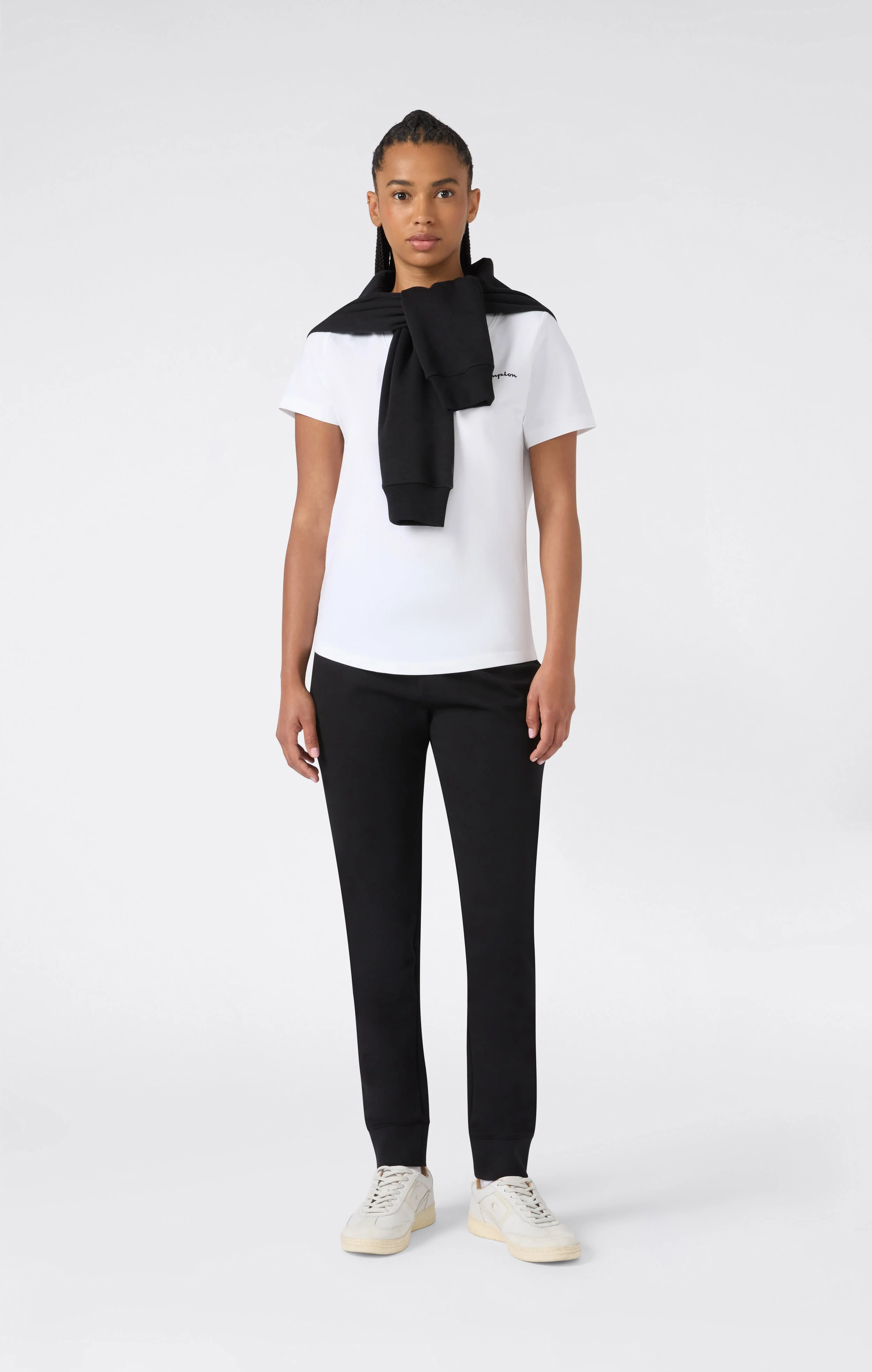 Women’s Rib Cuff Stretch Fleece Joggers Icons - Image 2