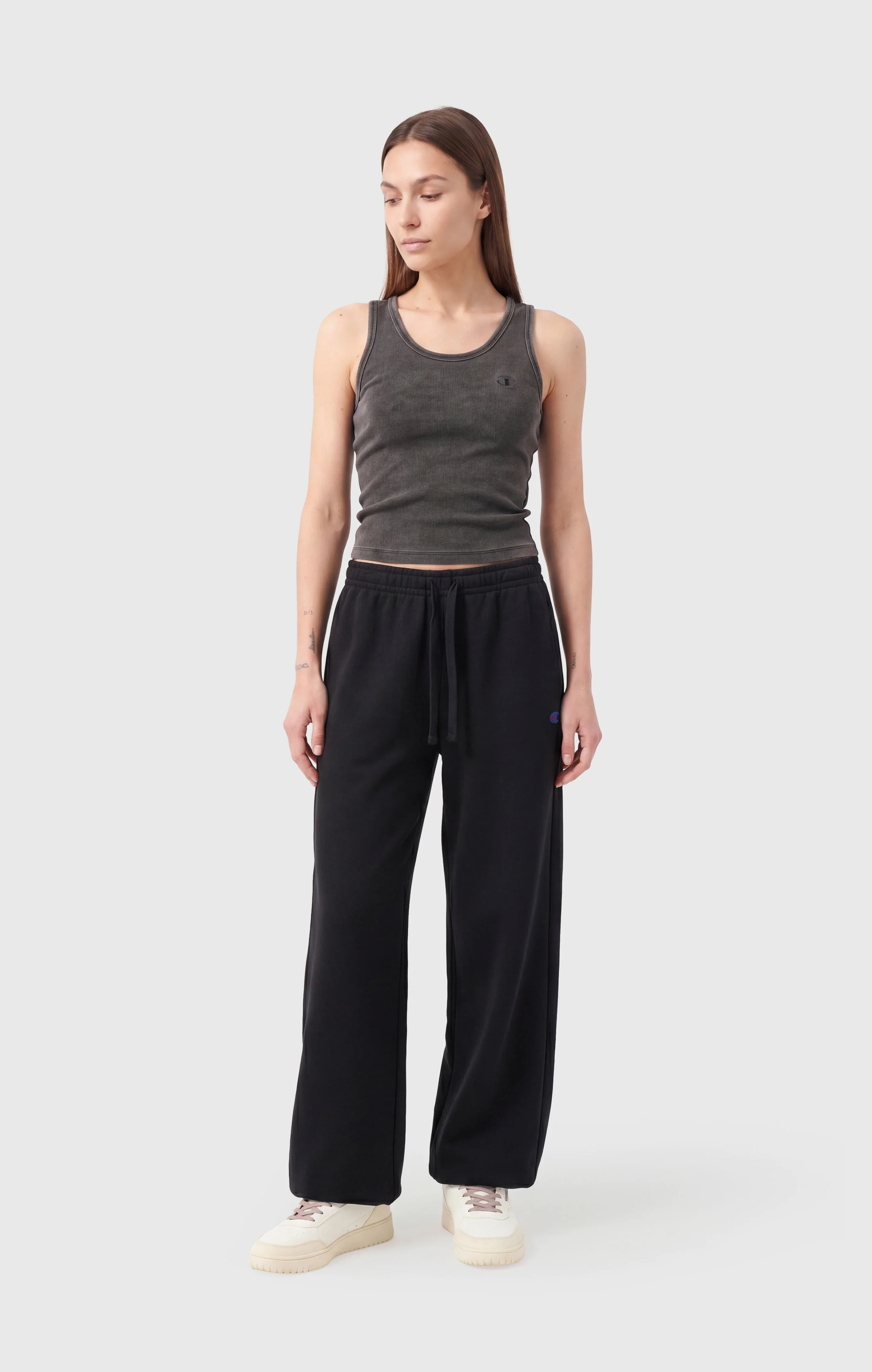 Women’s Ribbed Stretch Cotton Tank Top - Image 2