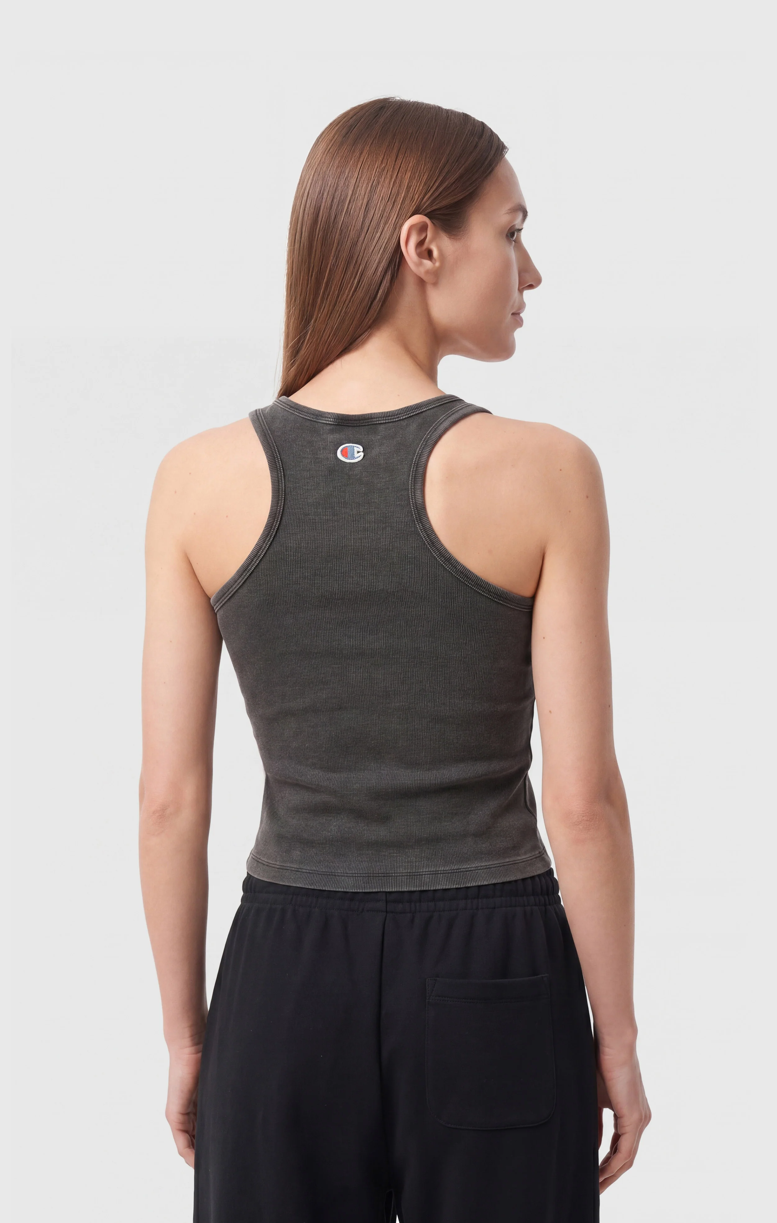 Women’s Ribbed Stretch Cotton Tank Top - Image 3