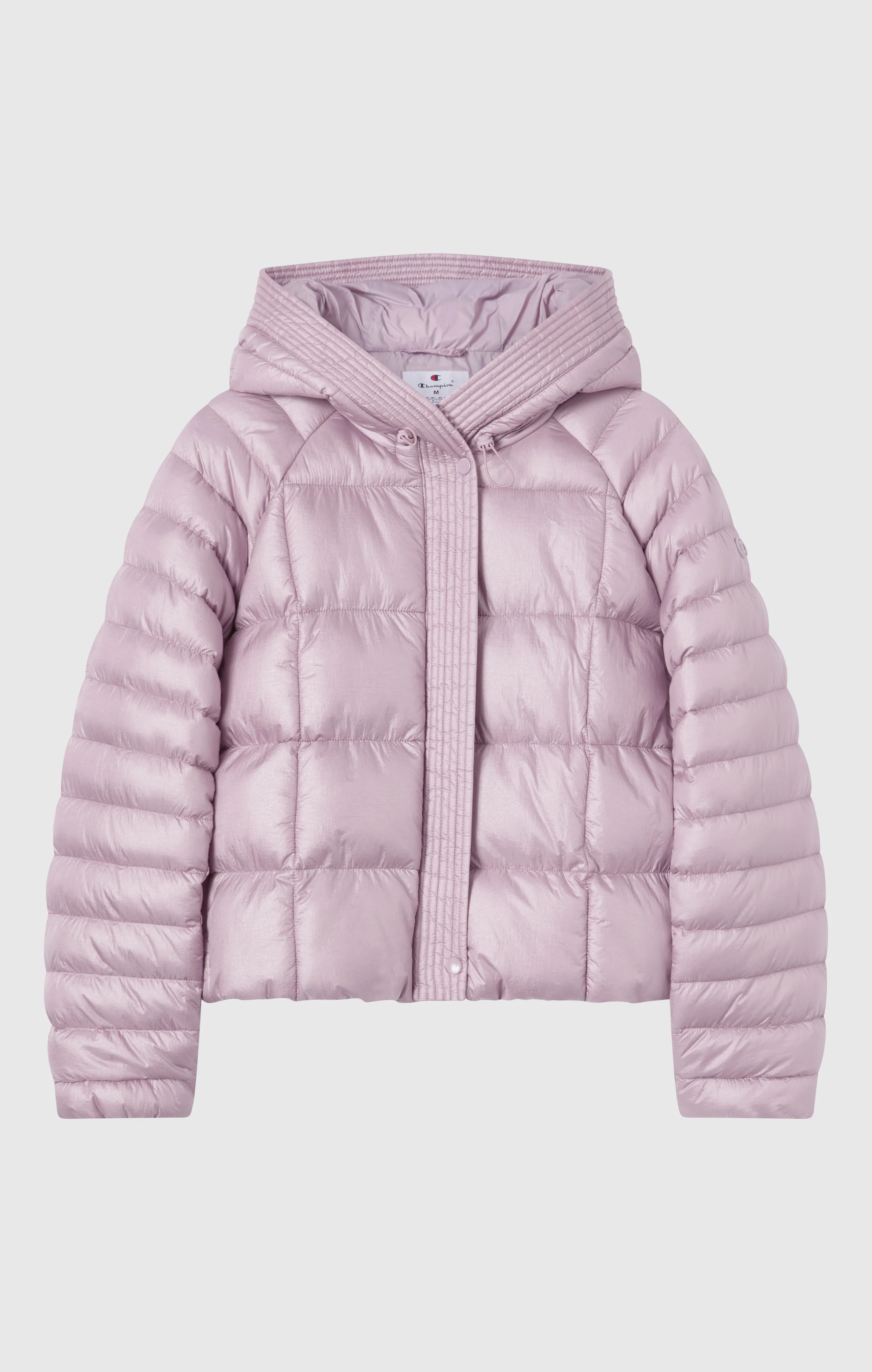 Women’s Shiny Hooded Puffer Jacket - Image 6