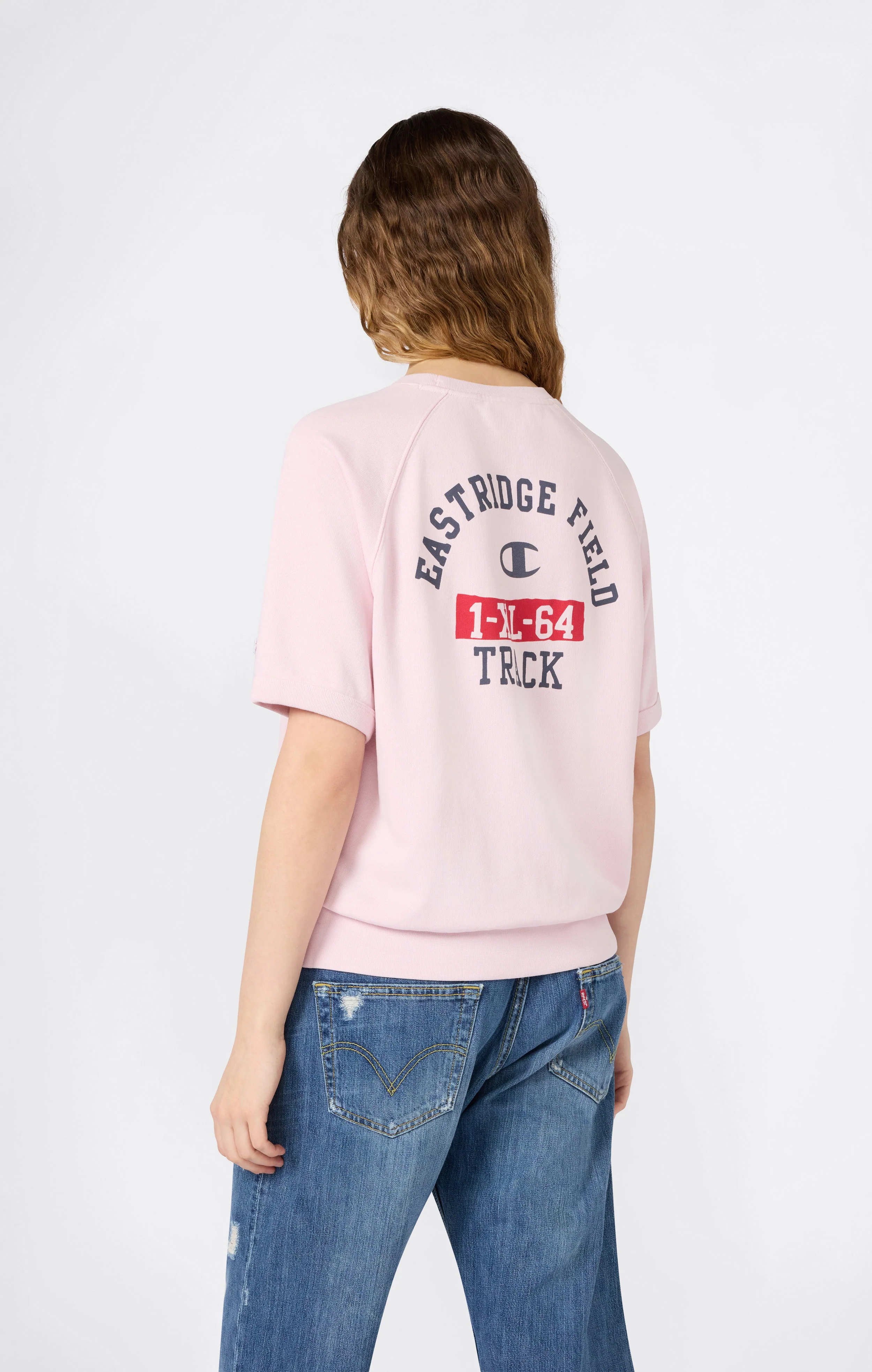 Women’s Short Sleeve Crewneck Sweatshirt with Graphic - Image 4
