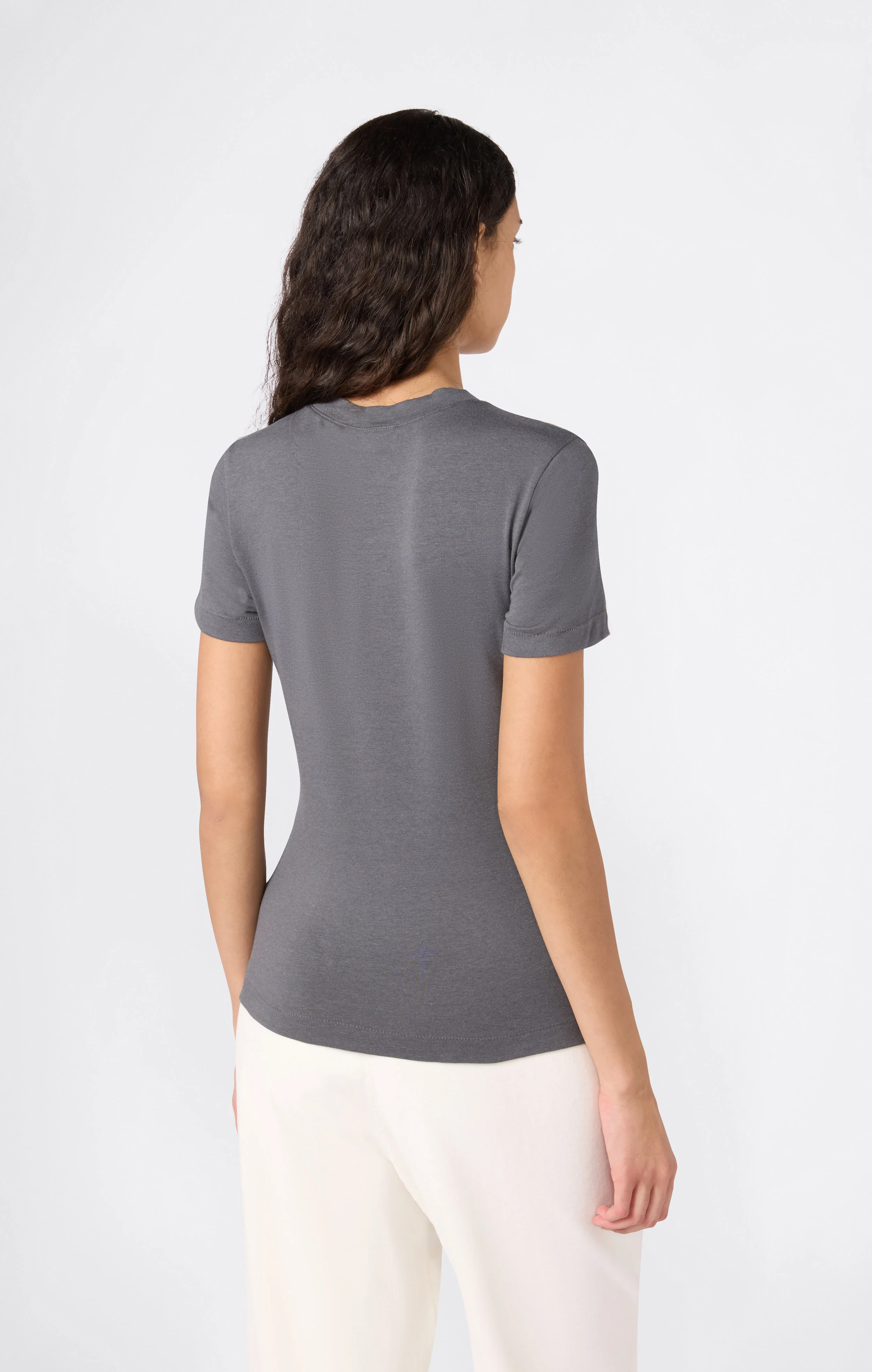 Women's Slim Fit Stretch Jersey T-Shirt - Image 2