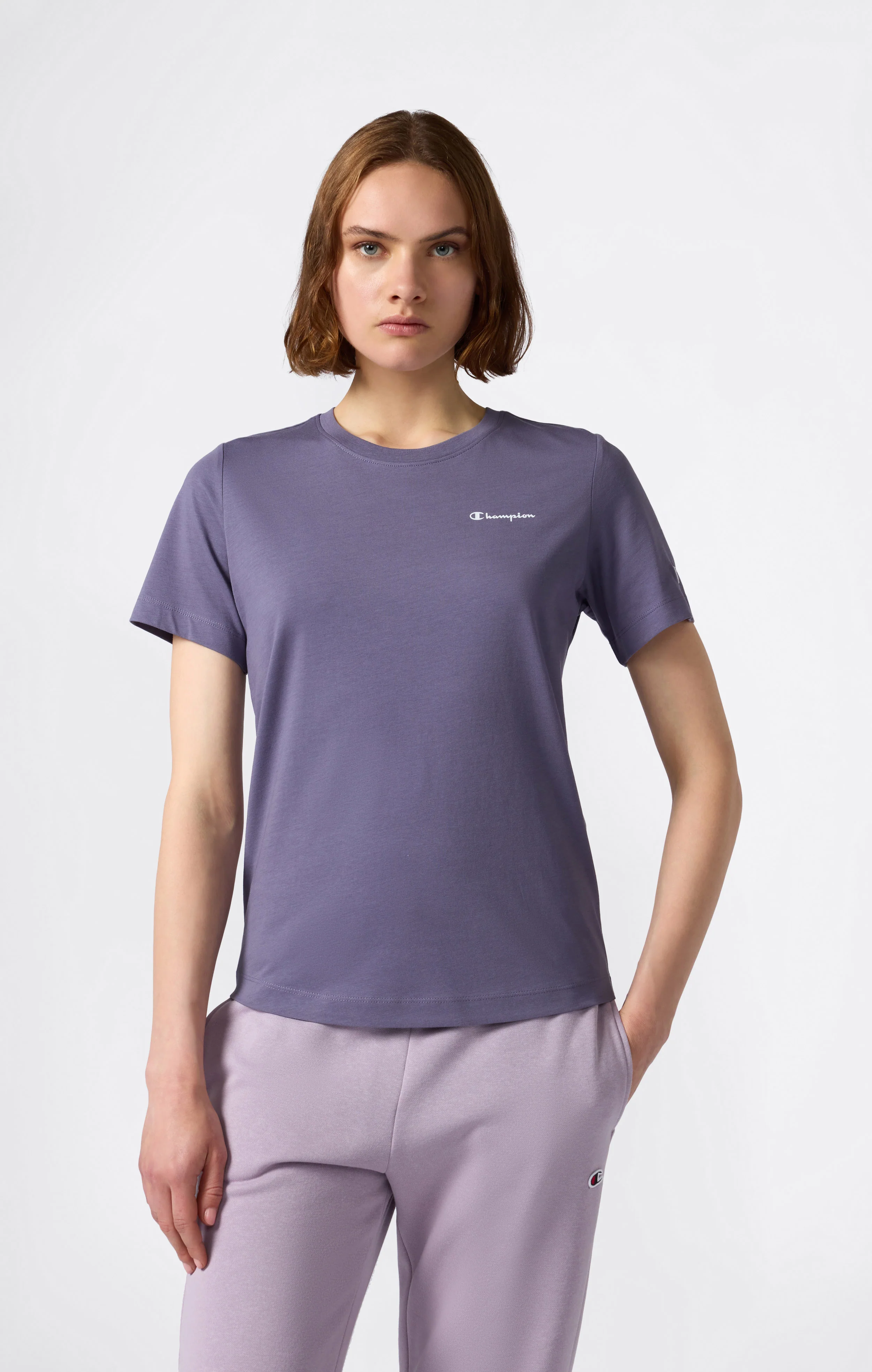 Women's Small Script Logo T-Shirt Icons