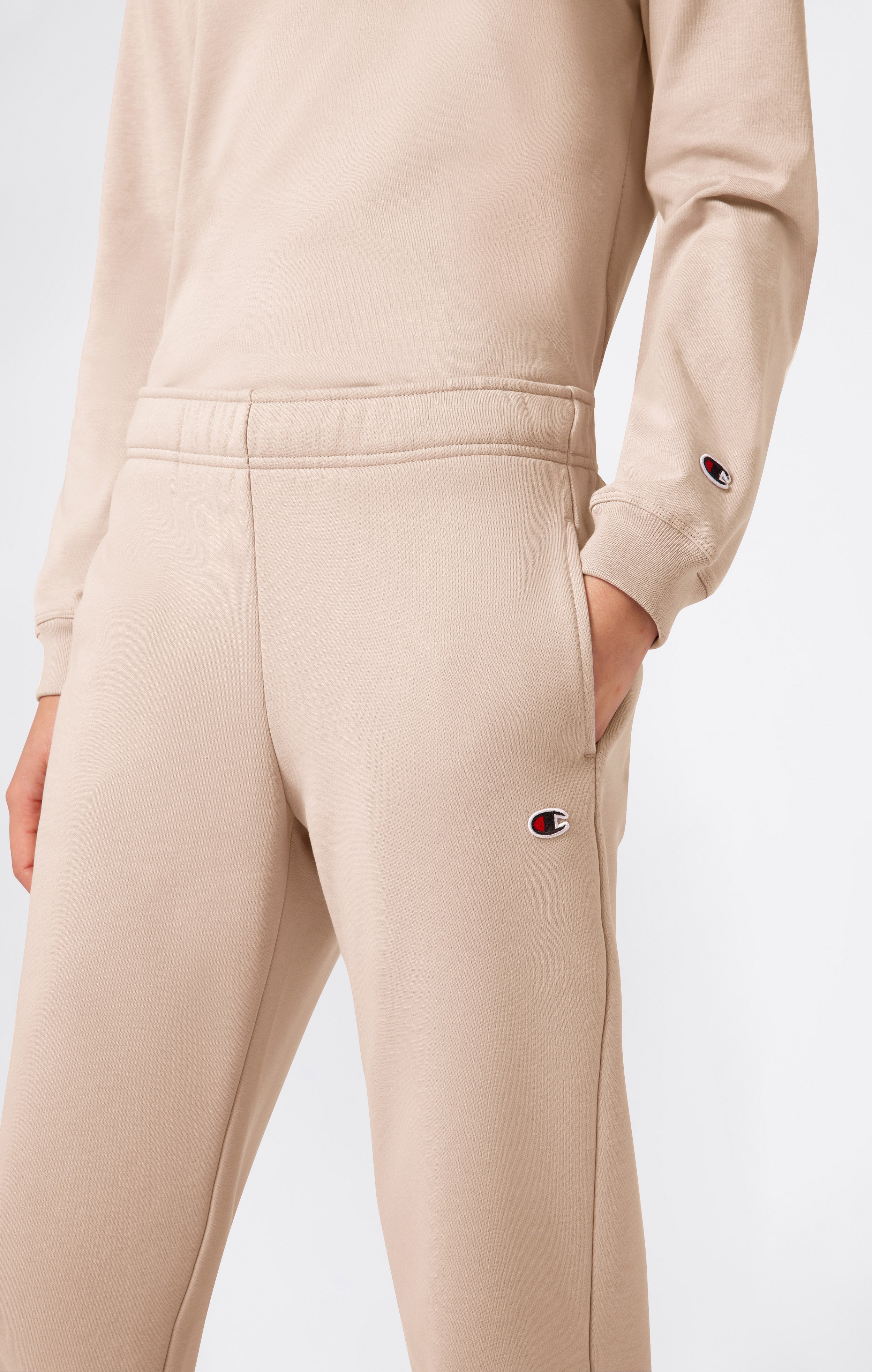 Women’s Straight Hem Fleece Joggers Icons - Image 4