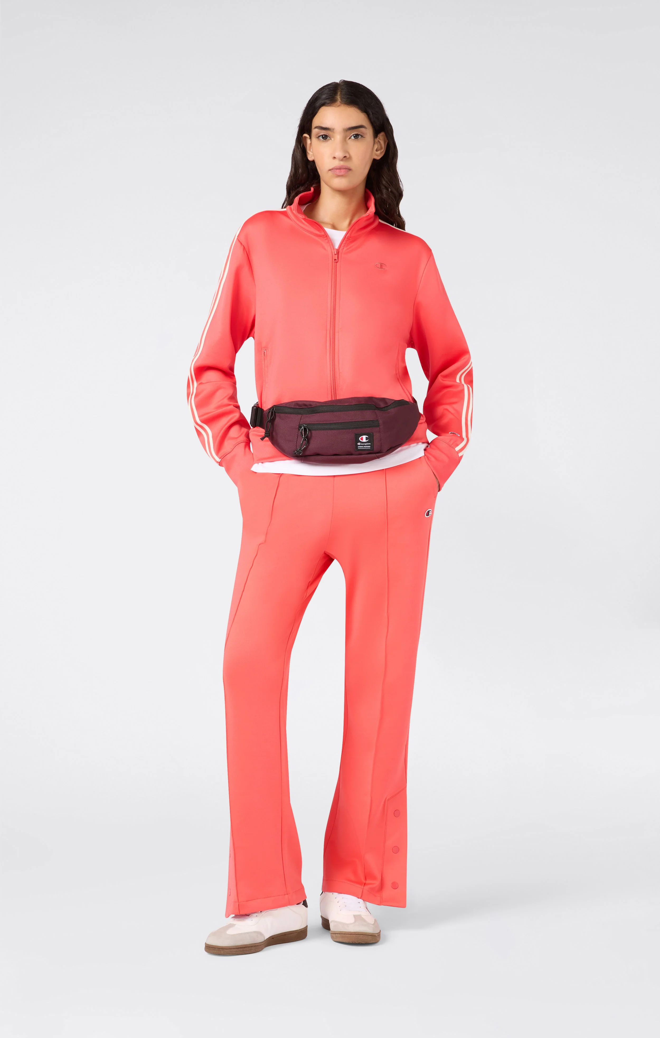 Women’s Straight Hem Pants with Side Slit Icons - Image 2