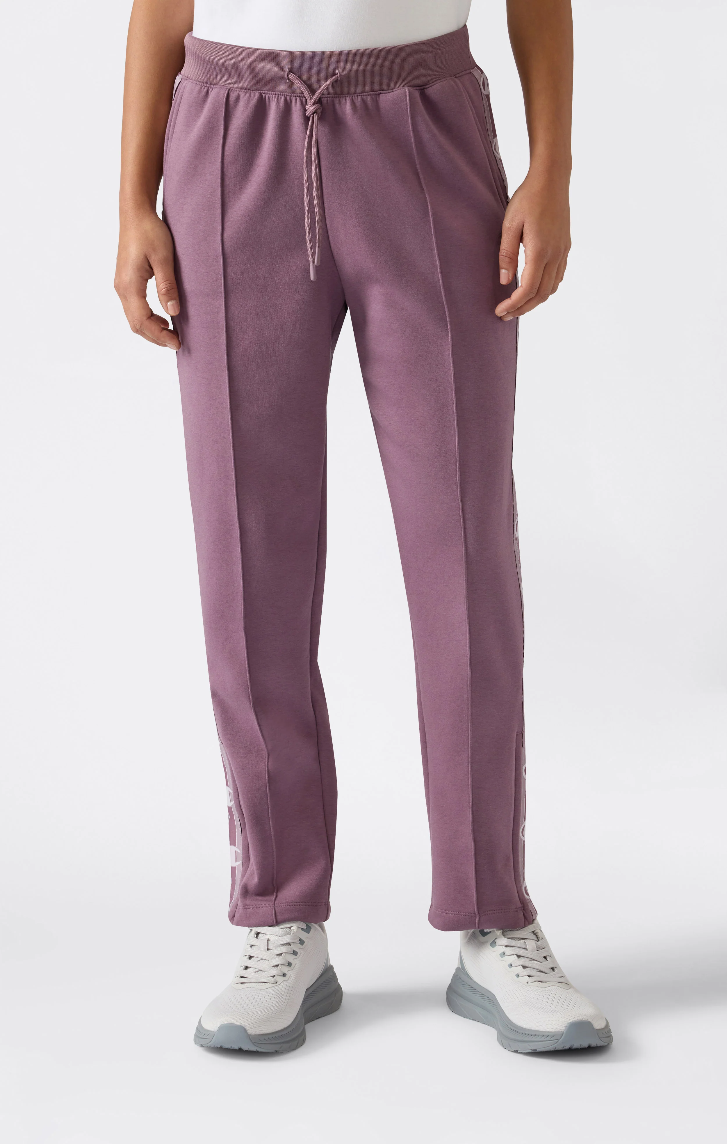 Women’s Straight Leg Interlock Pants with Tape Logo
