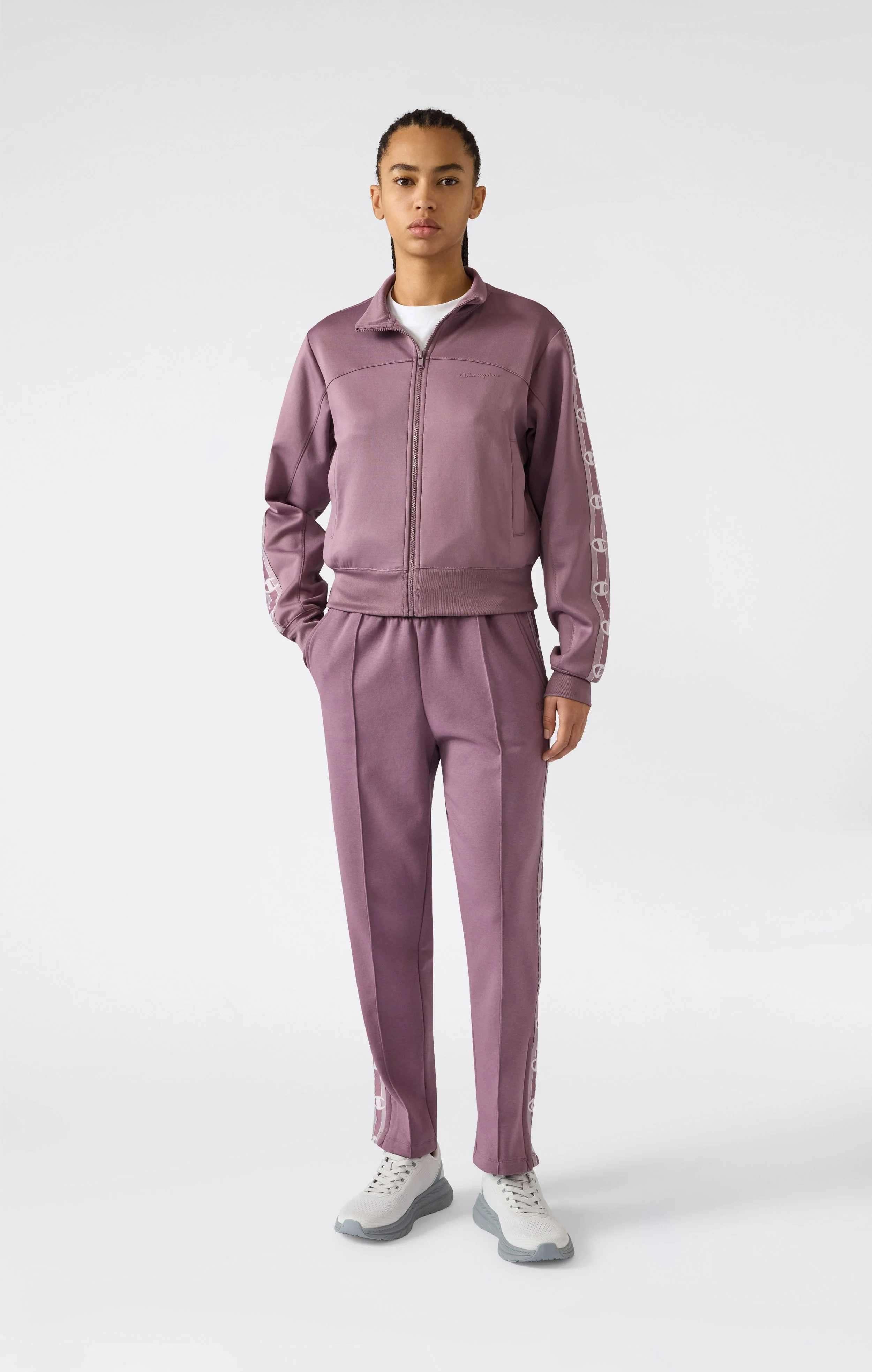 Women’s Straight Leg Interlock Pants with Tape Logo - Image 3