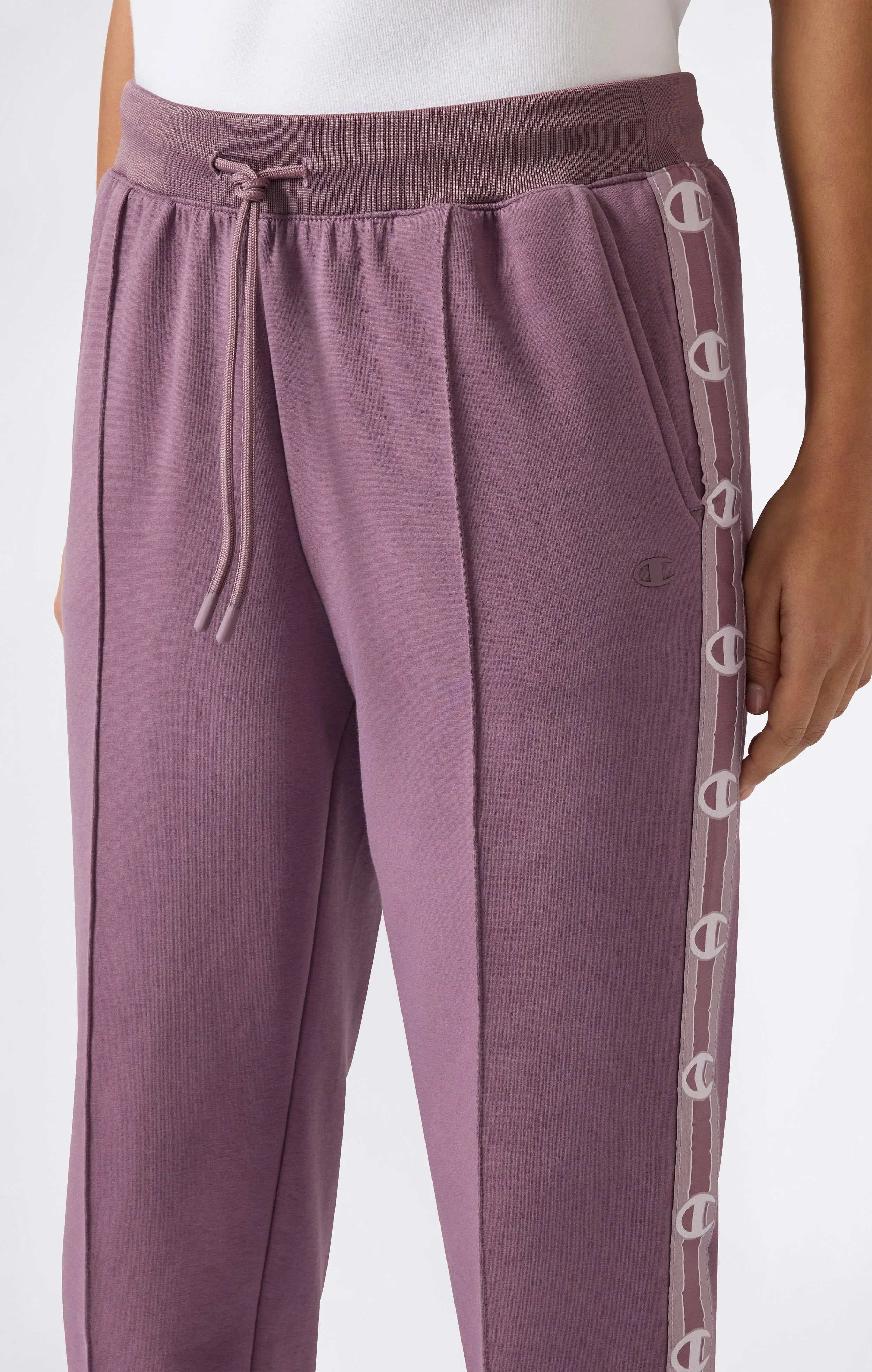 Women’s Straight Leg Interlock Pants with Tape Logo - Image 4