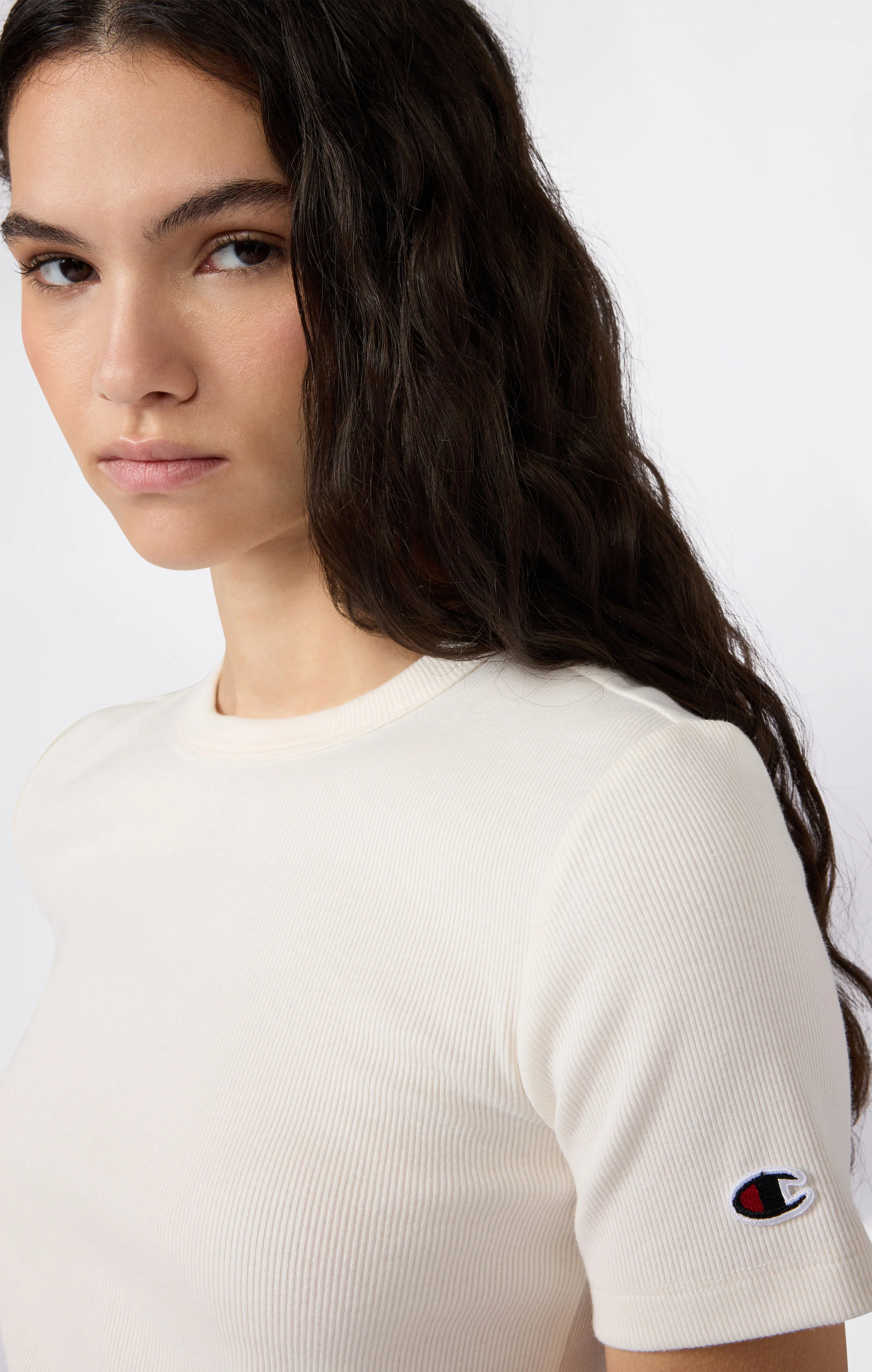 Women’s Stretch Rib T-Shirt - Image 2