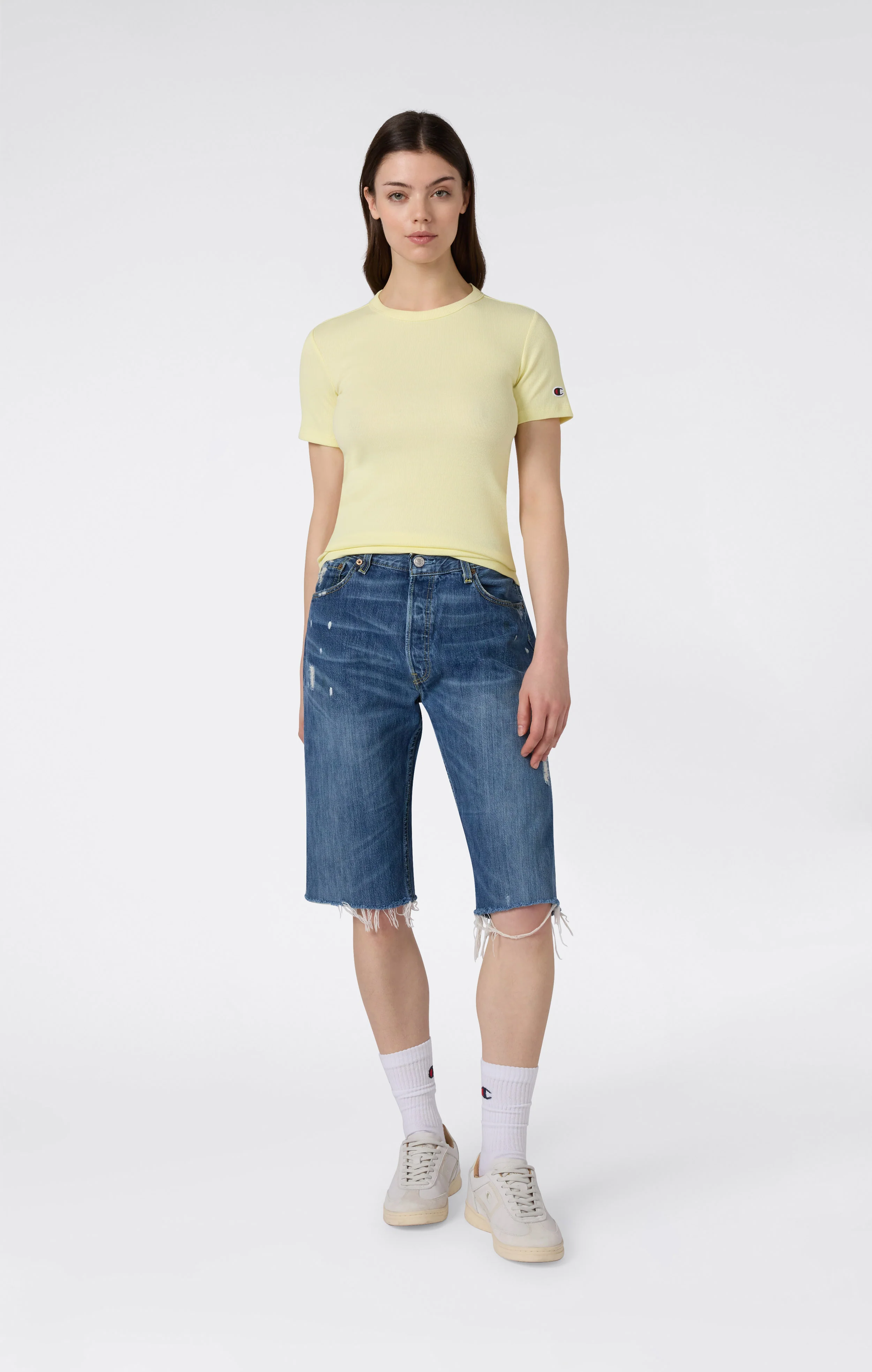 Women’s Stretch Rib T-Shirt - Image 2