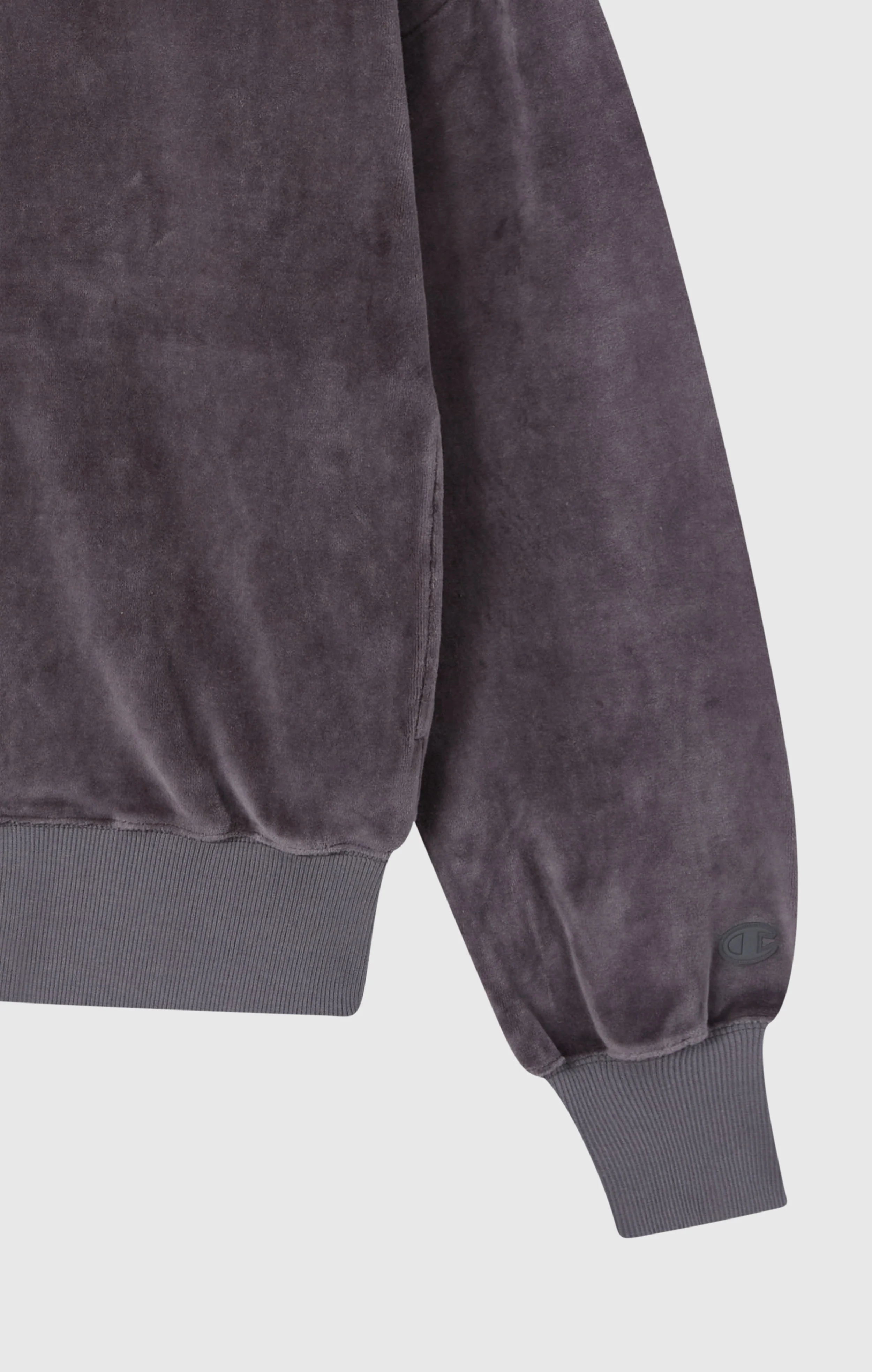 Women's Velour Full Zip Sweatshirt - Image 7