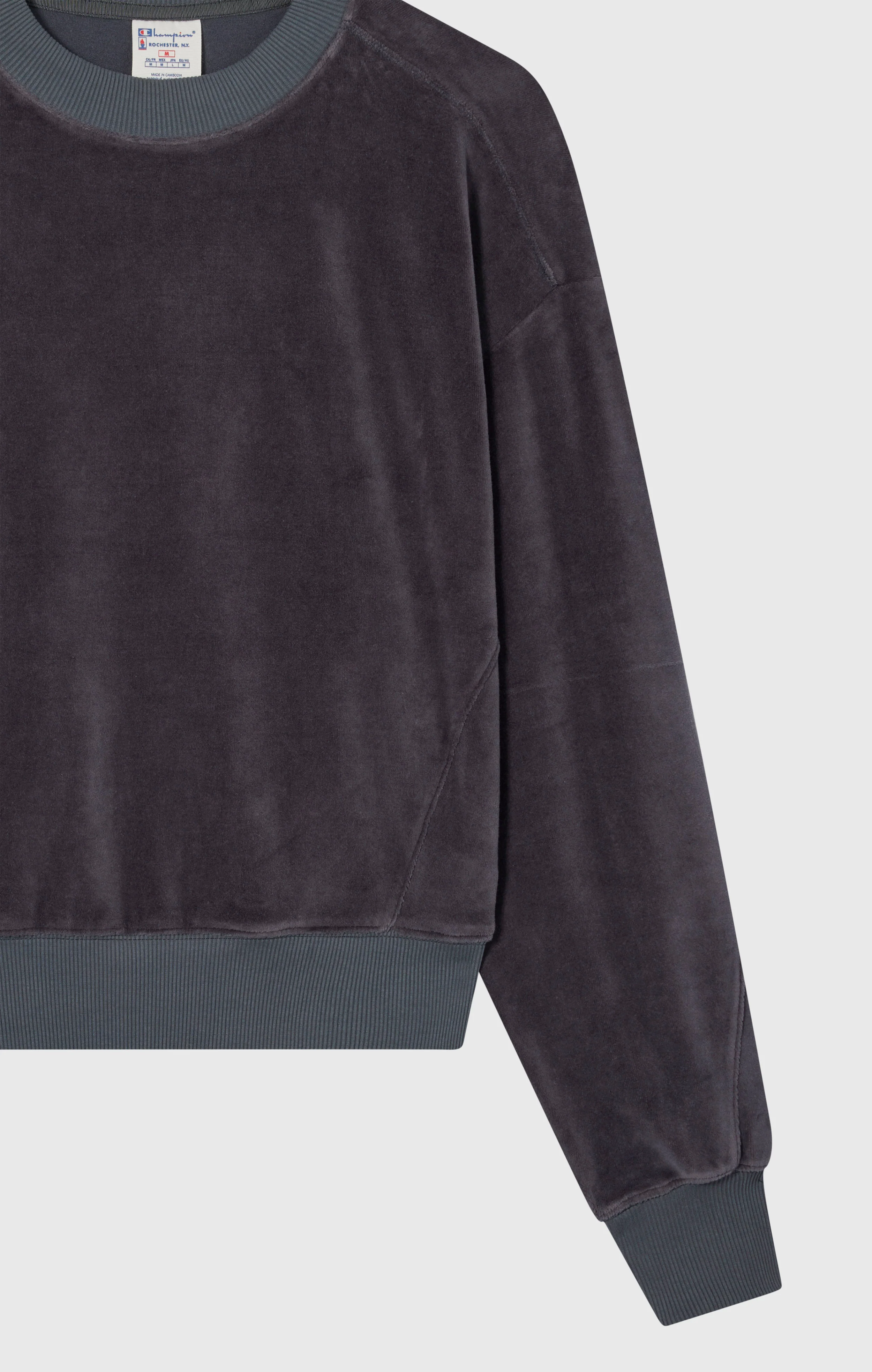 Women's Velour Sweatshirt - Image 6