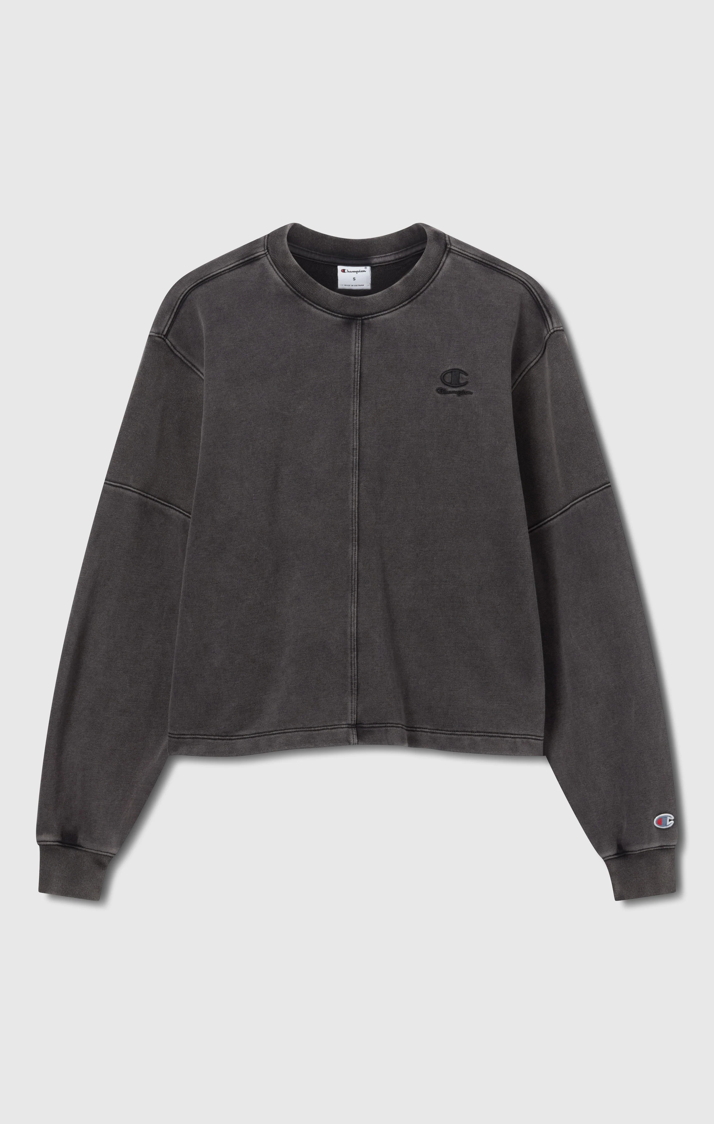 Women’s Washed Effect Crewneck Sweatshirt Icons - Image 5