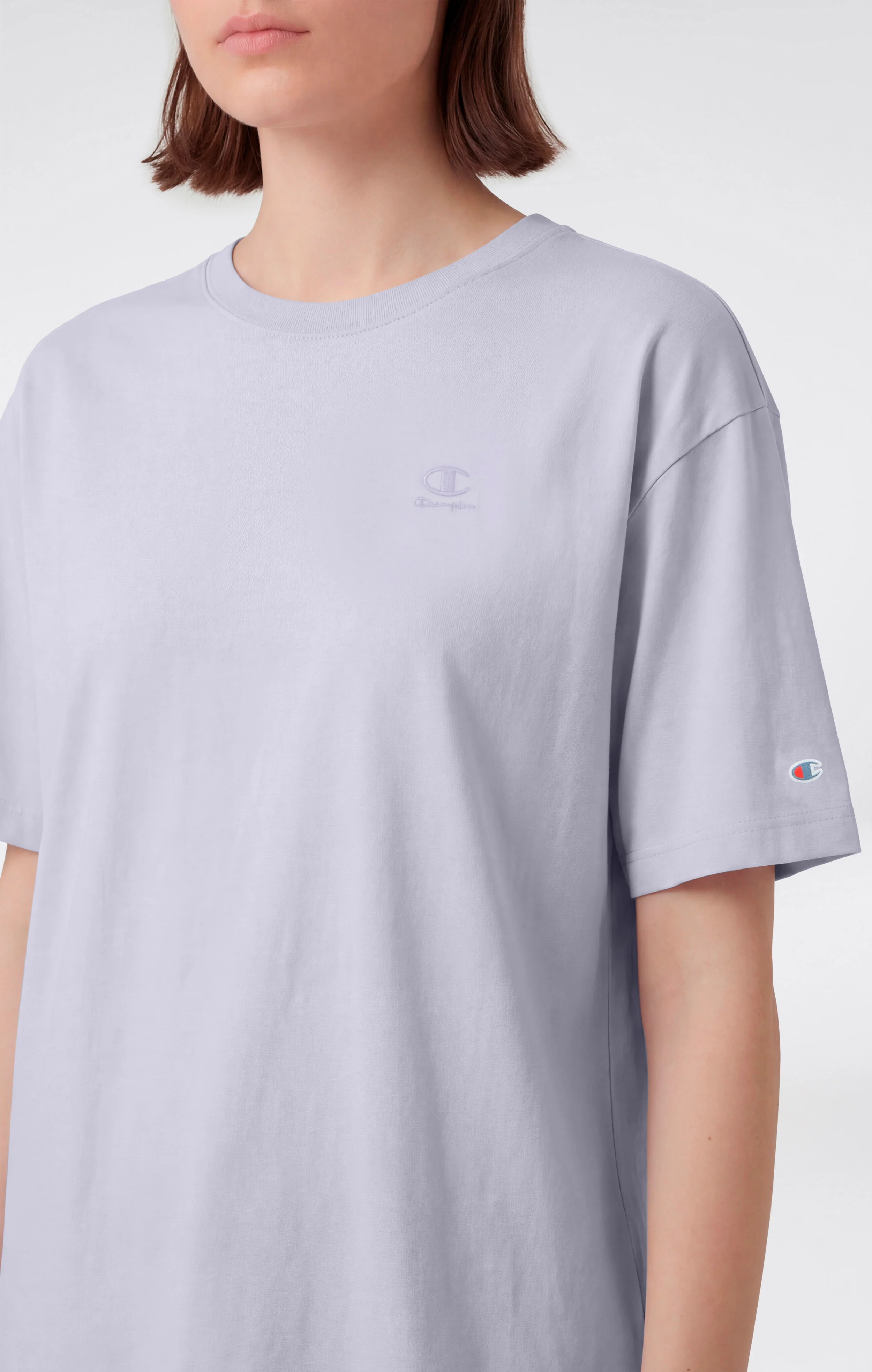 Women’s Washed Effect Crewneck T-Shirt Icons - Image 4