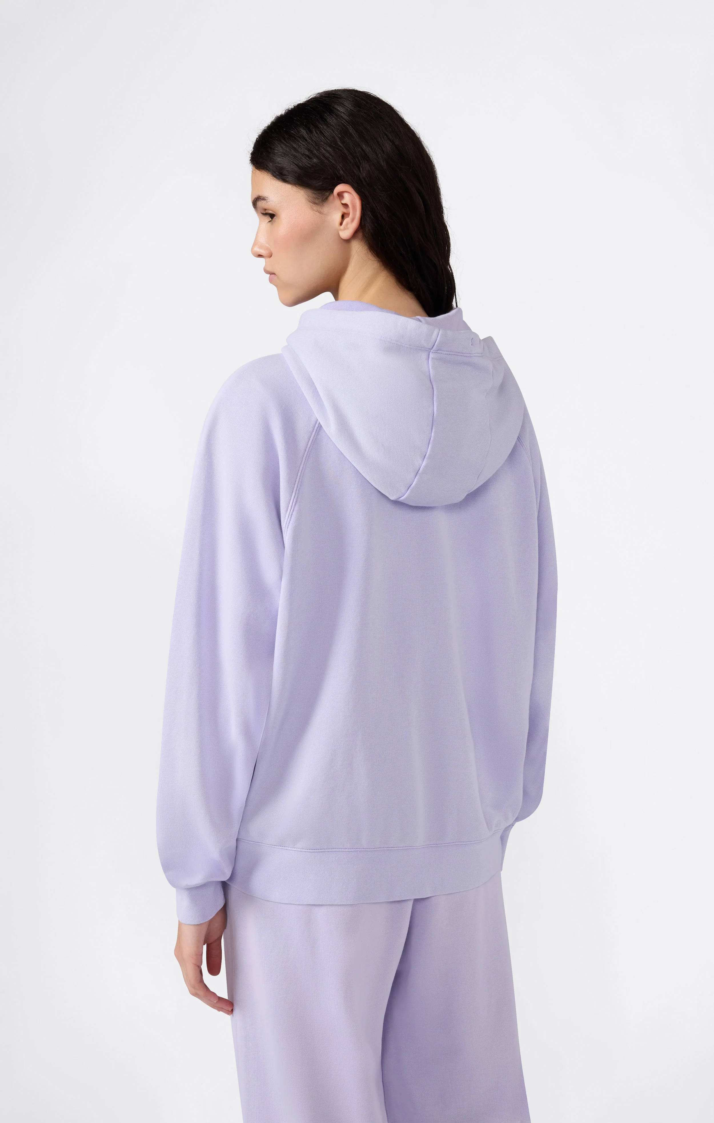 Women’s Washed Effect Full Zip Hoodie Icons - Image 3