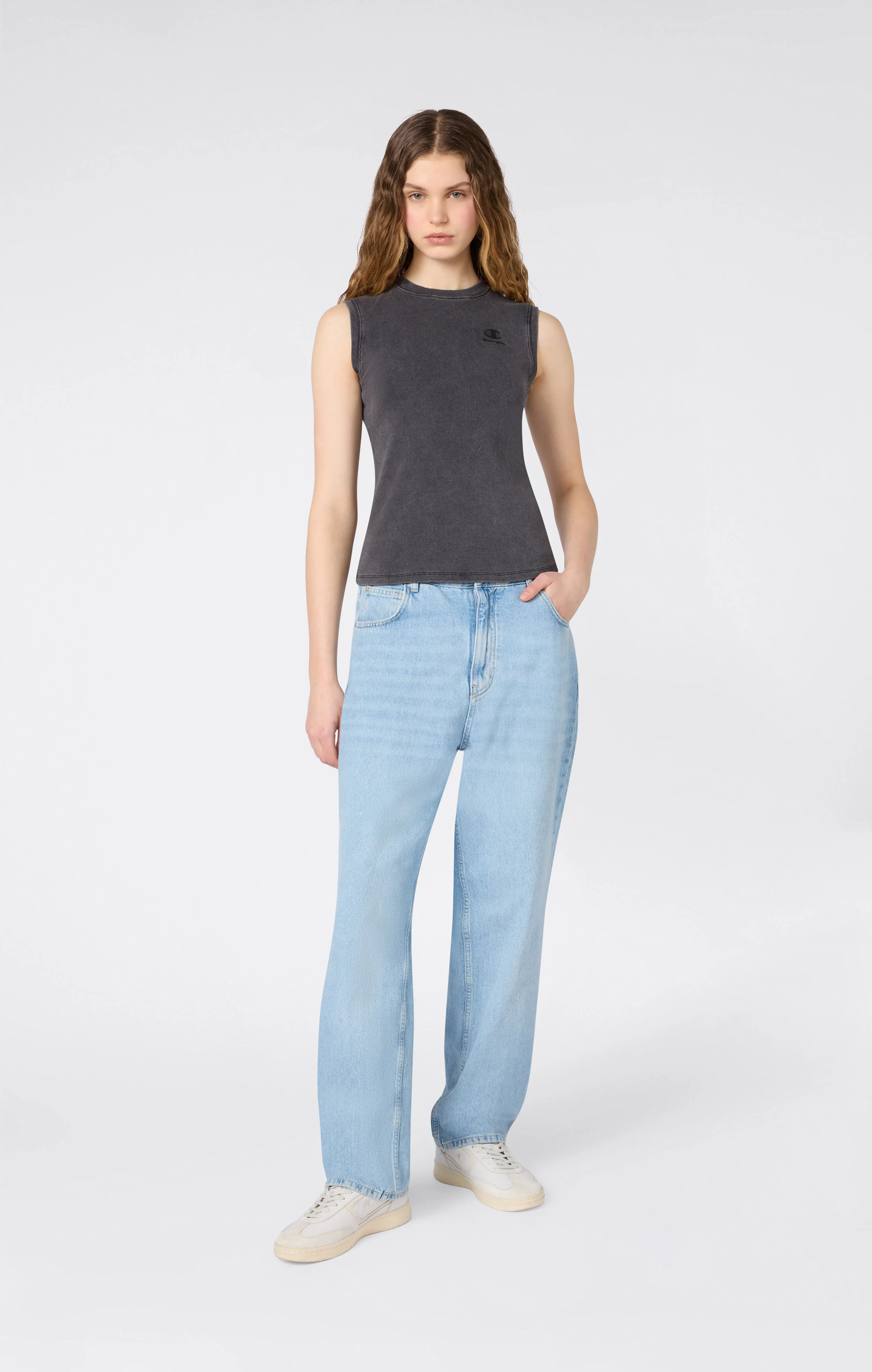 Women’s Washed Effect Tank Top Icons - Image 2