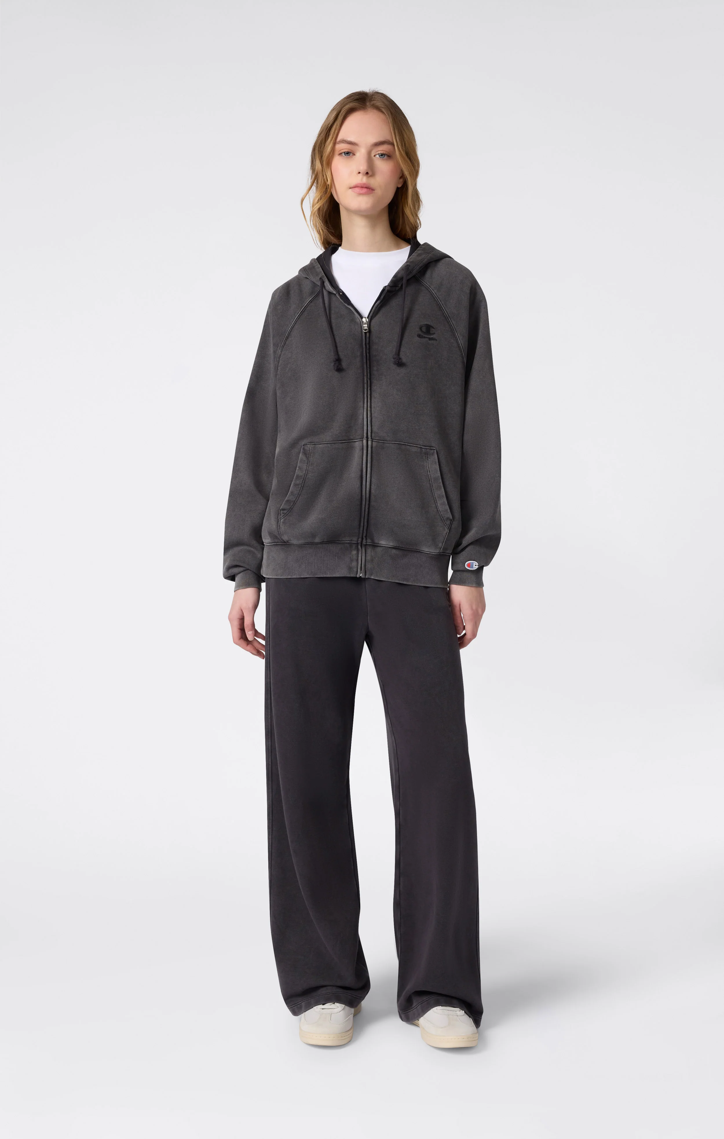 Women’s Washed Effect Wide Leg Pants Icons - Image 2