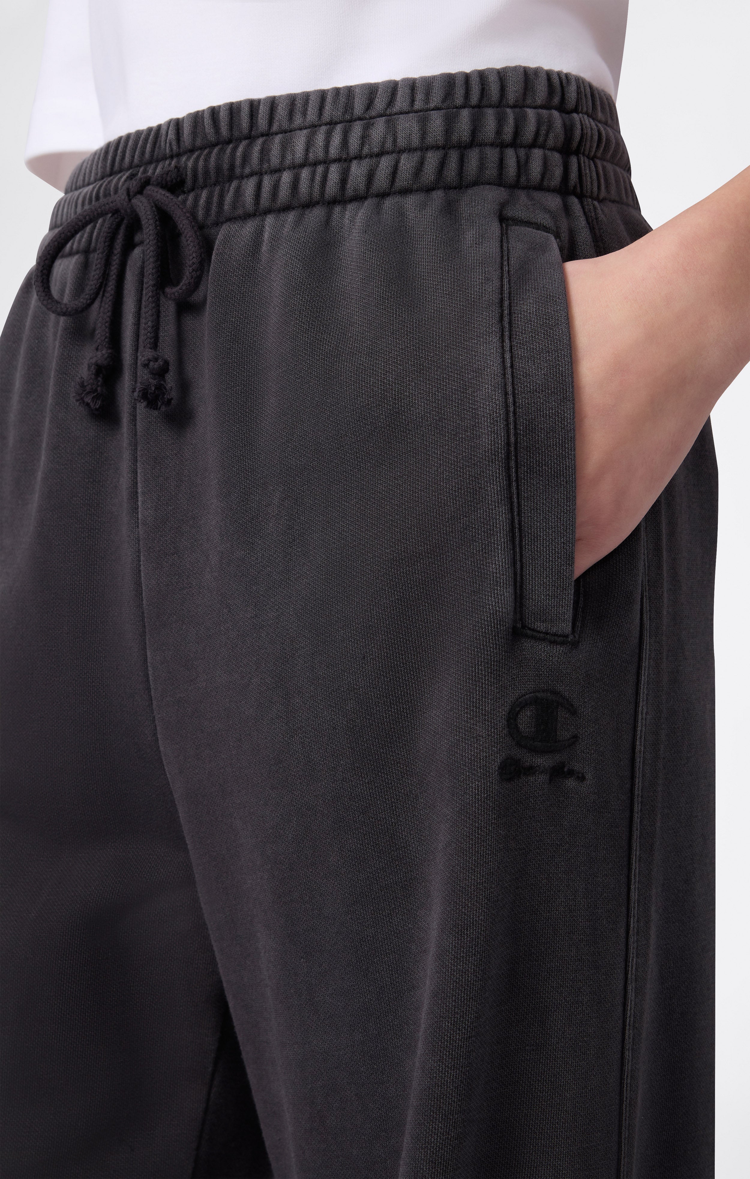 Women’s Washed Effect Wide Leg Pants Icons - Image 4