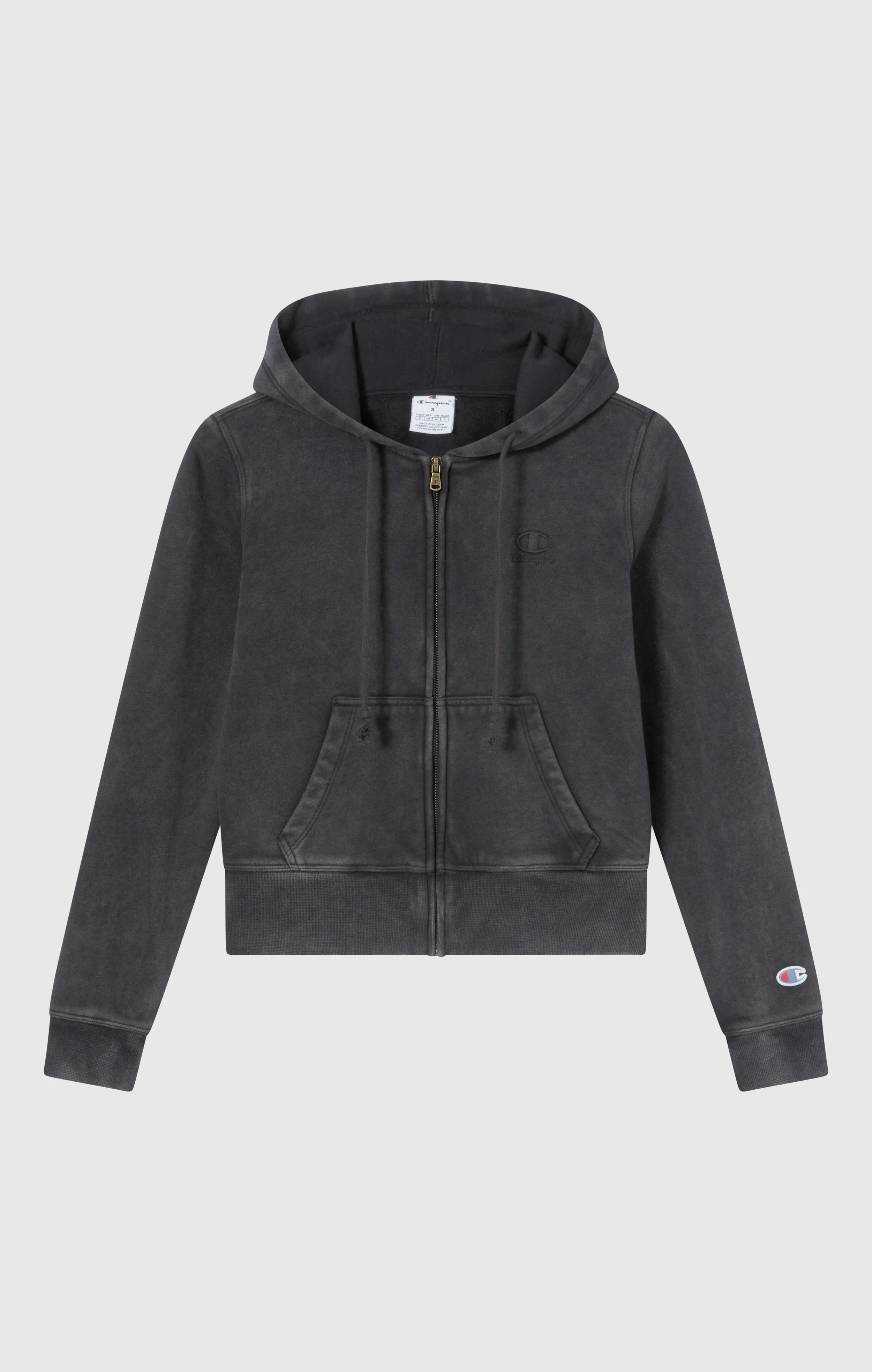 Women's Washed Full Zip Fleece Hoodie Icons - Image 6