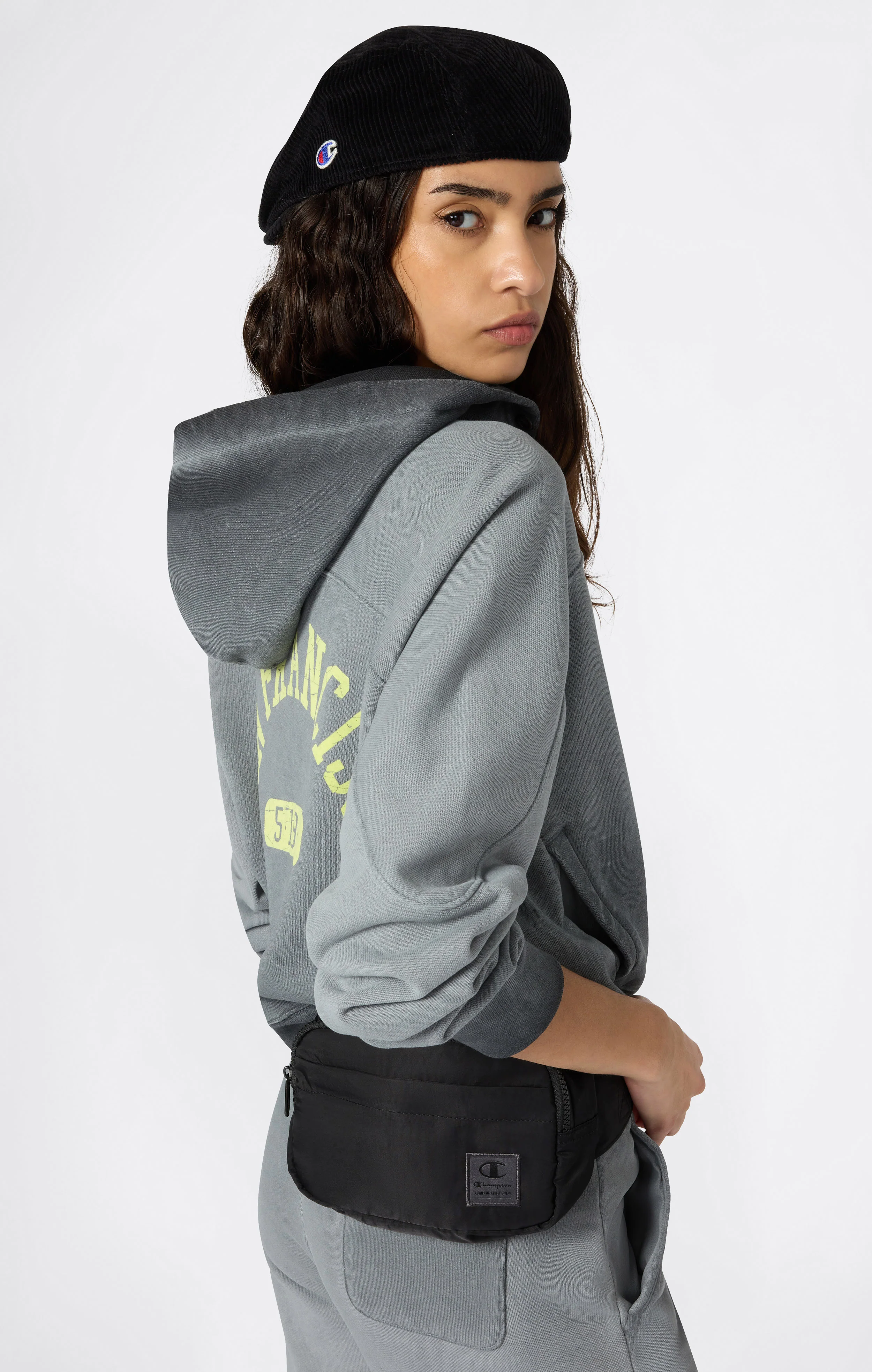 Women’s Washed Full Zip Heavyweight Sweatshirt Hoodie Time Capsule - Image 5