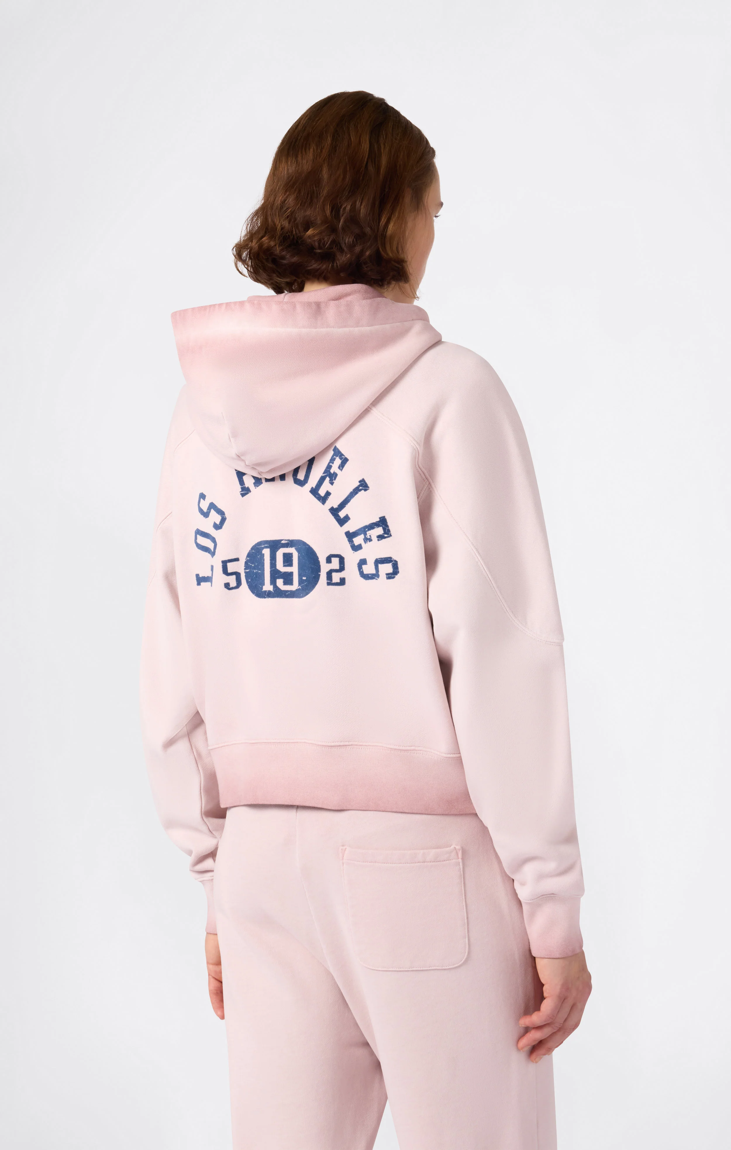 Women’s Washed Full Zip Heavyweight Sweatshirt Hoodie Time Capsule - Image 4