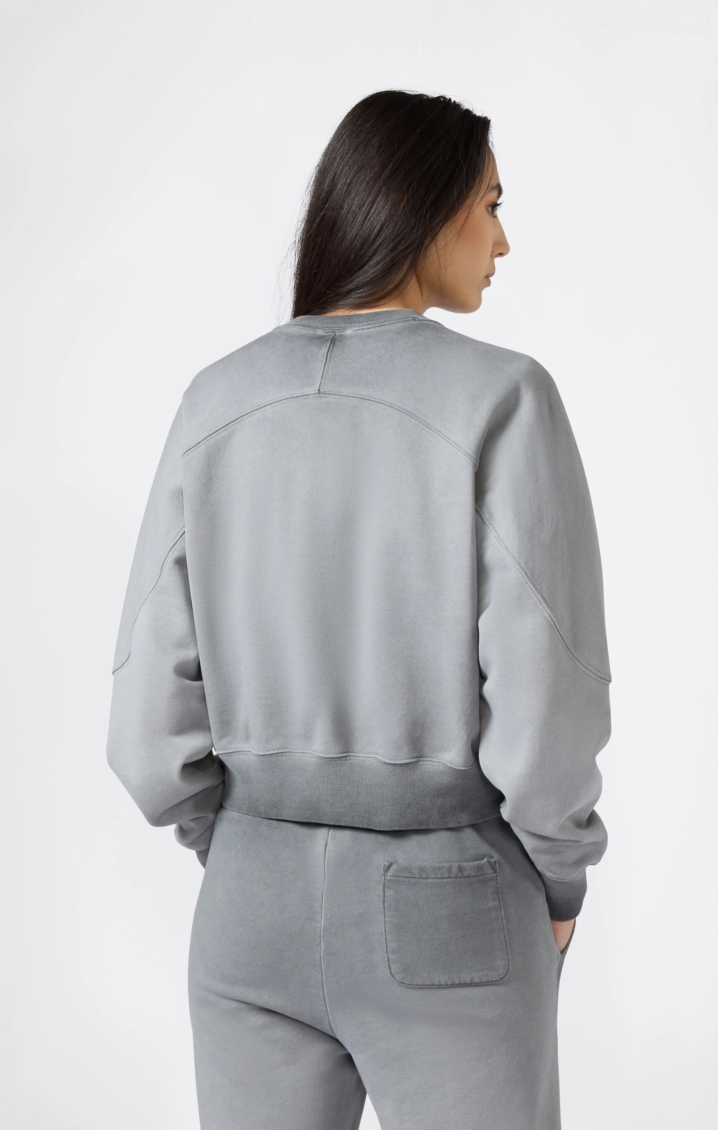 Women’s Washed Heavyweight Crewneck Sweatshirt Time Capsule - Image 2