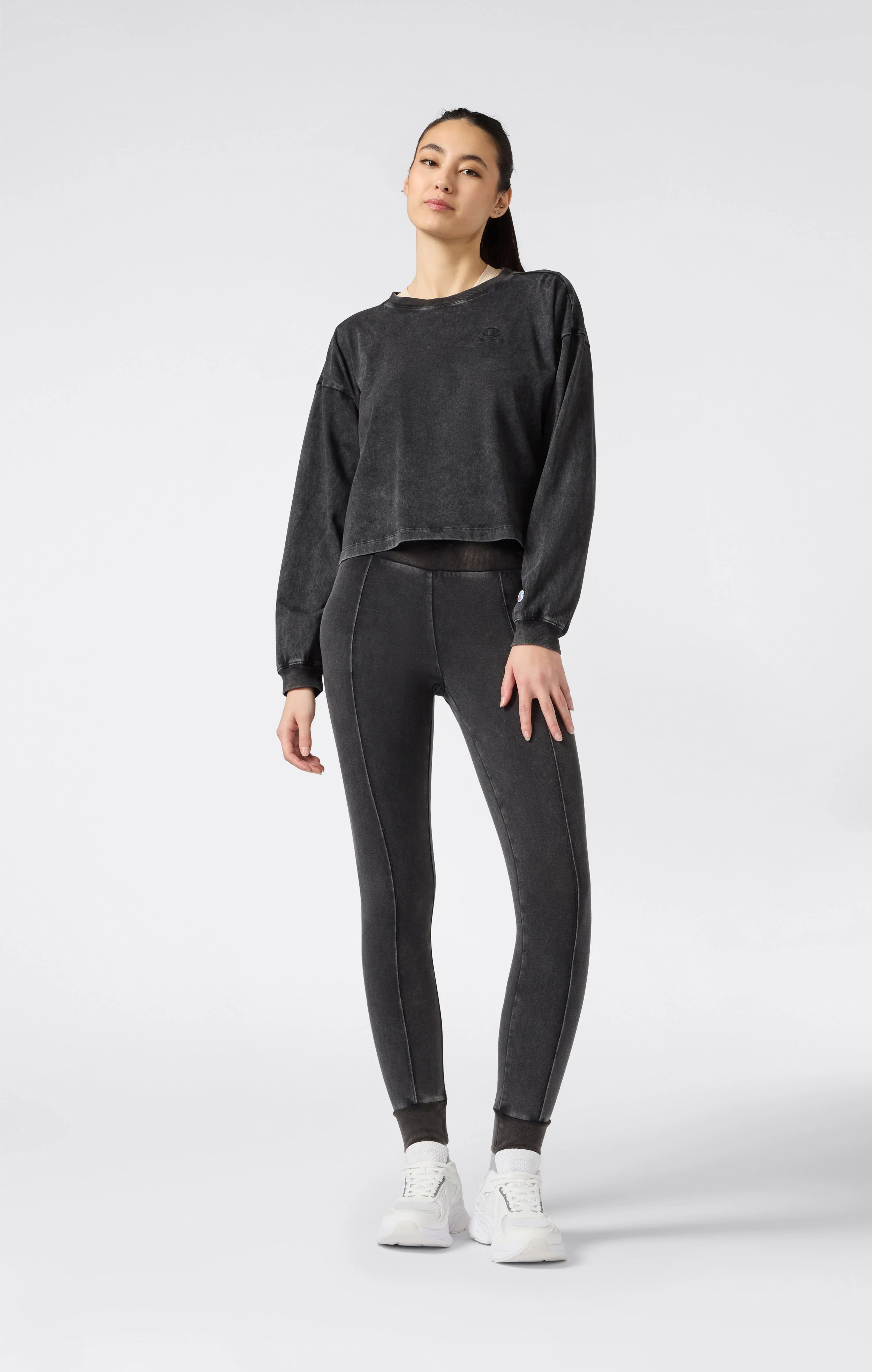 Women's Washed Long Sleeve T-Shirt Icons - Image 2