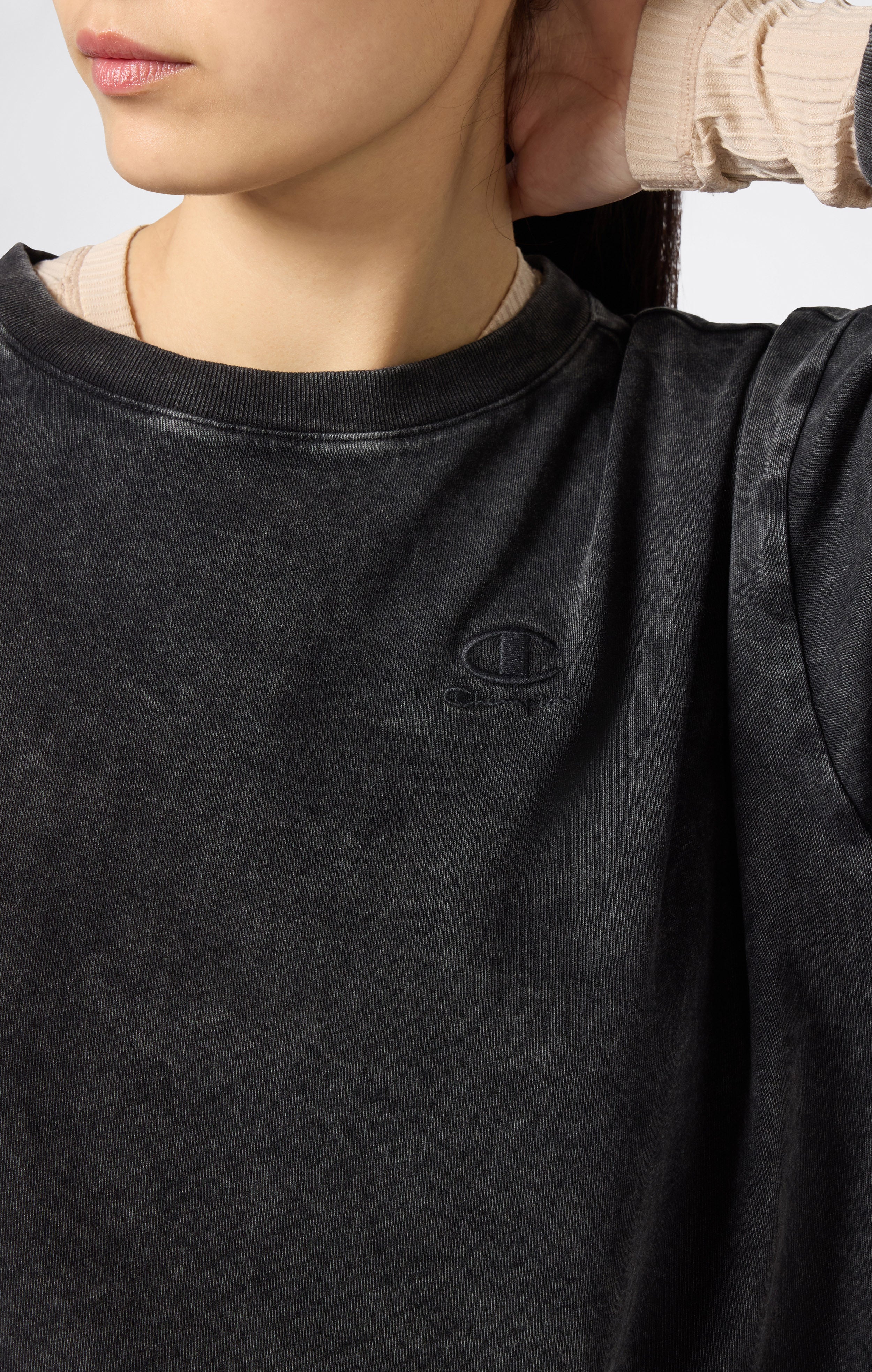 Women's Washed Long Sleeve T-Shirt Icons - Image 4