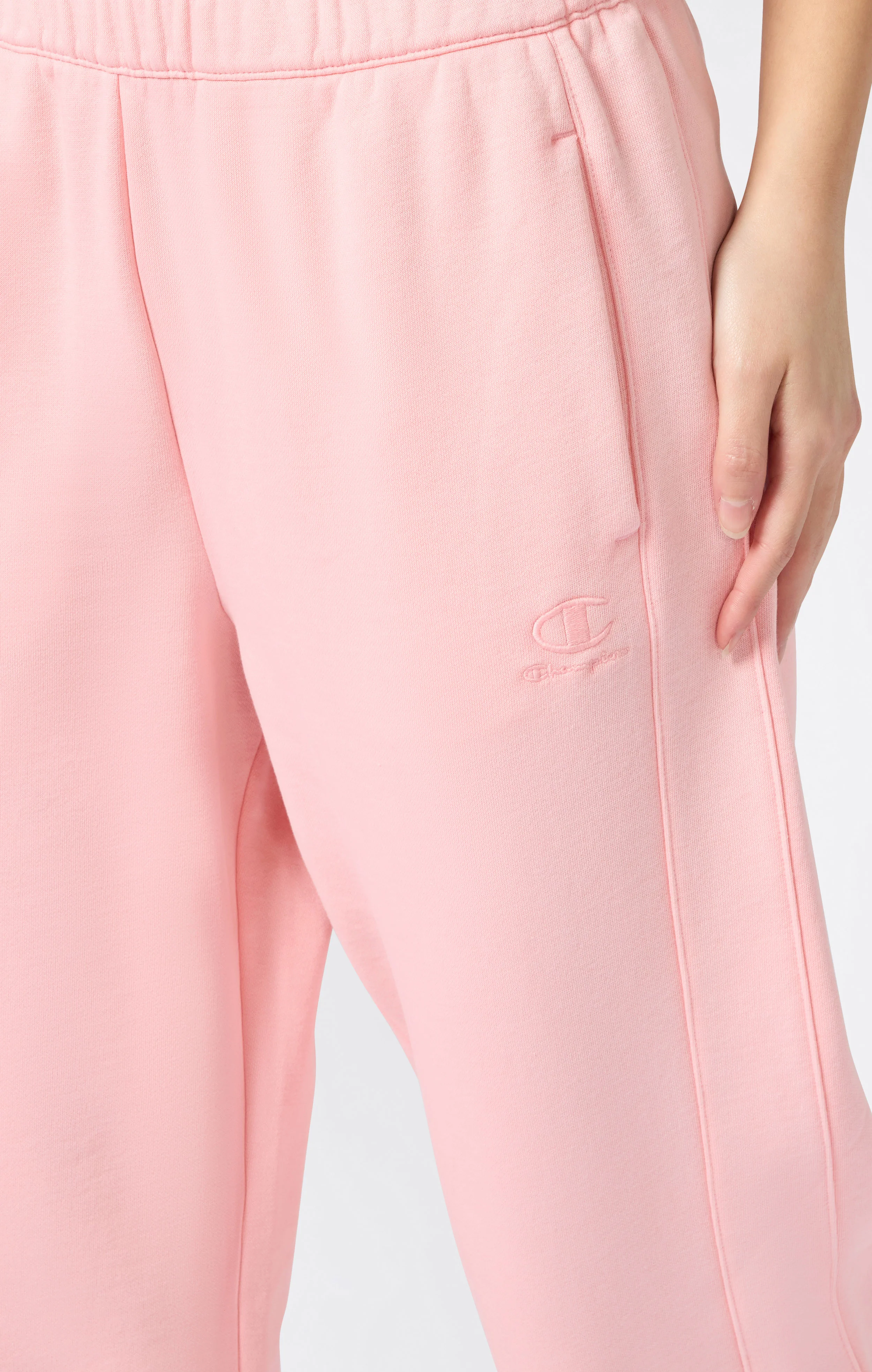 Women's Washed Wide Leg Fleece Pants Icons - Image 4